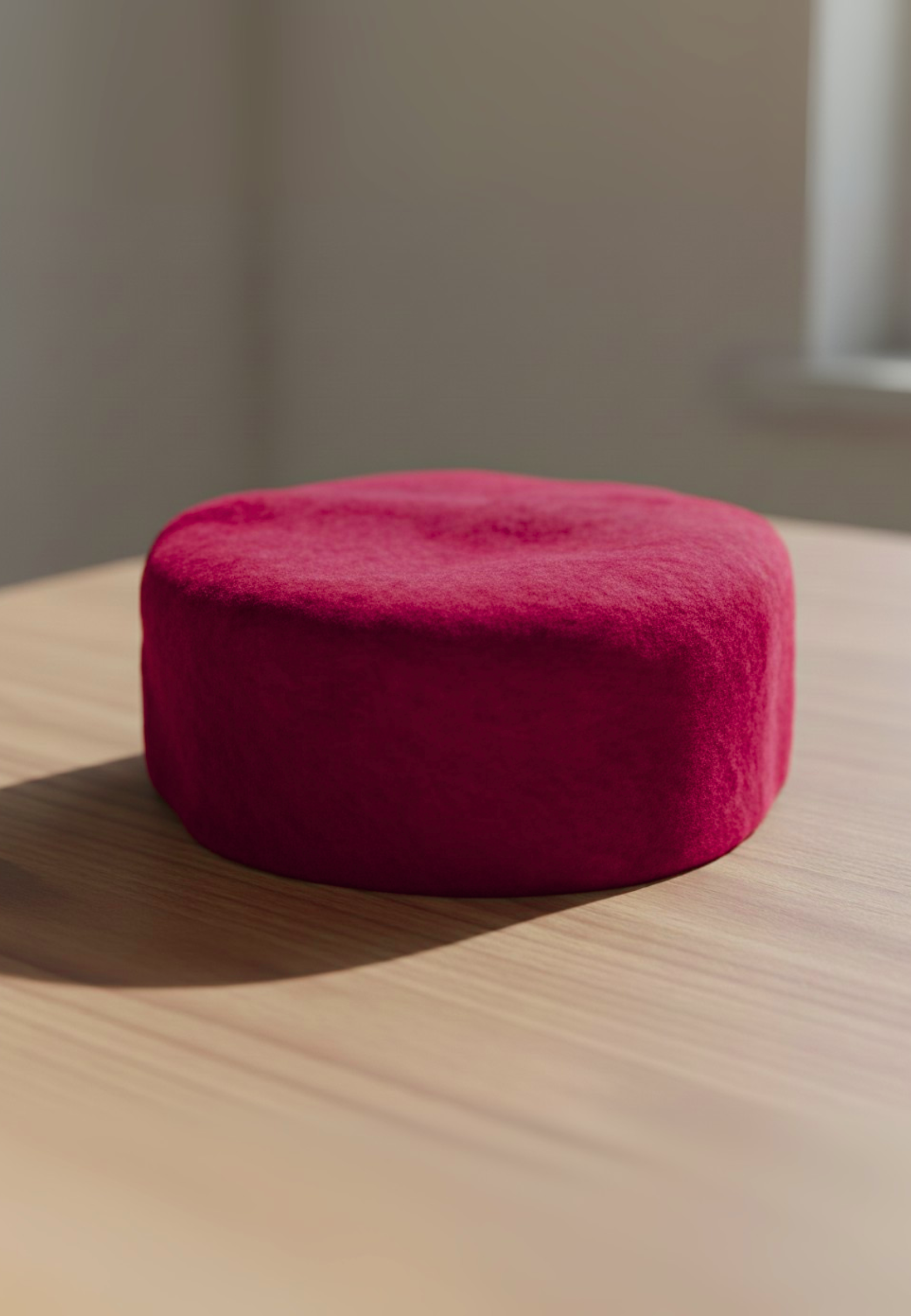 Chechia Hat- Maroon by Burdaclothing