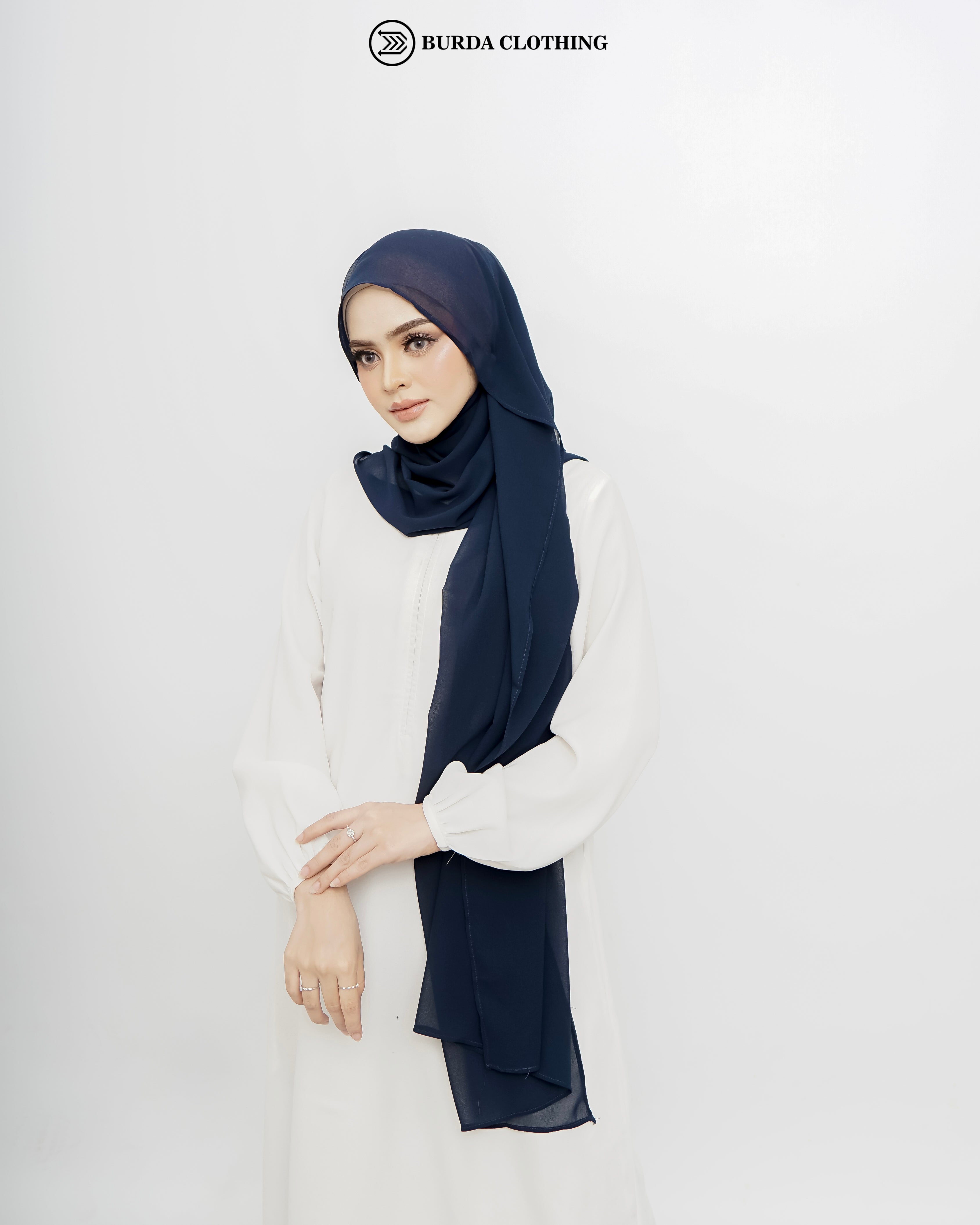 Chiffon Hijab by Burdaclothing
