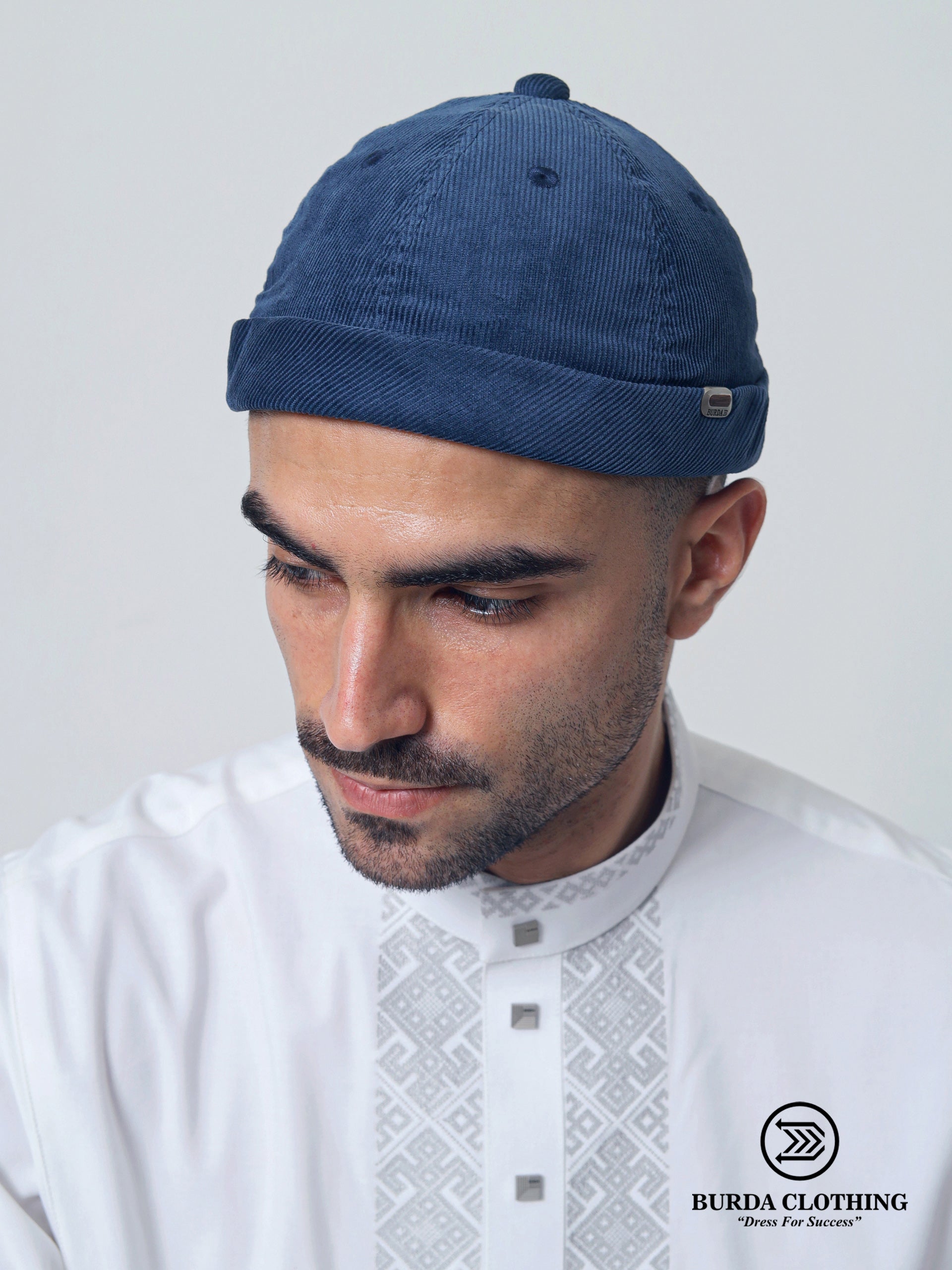 Corduroy Brimless Hat by Burdaclothing