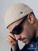 Corduroy Brimless Hat Cream by Burdaclothing