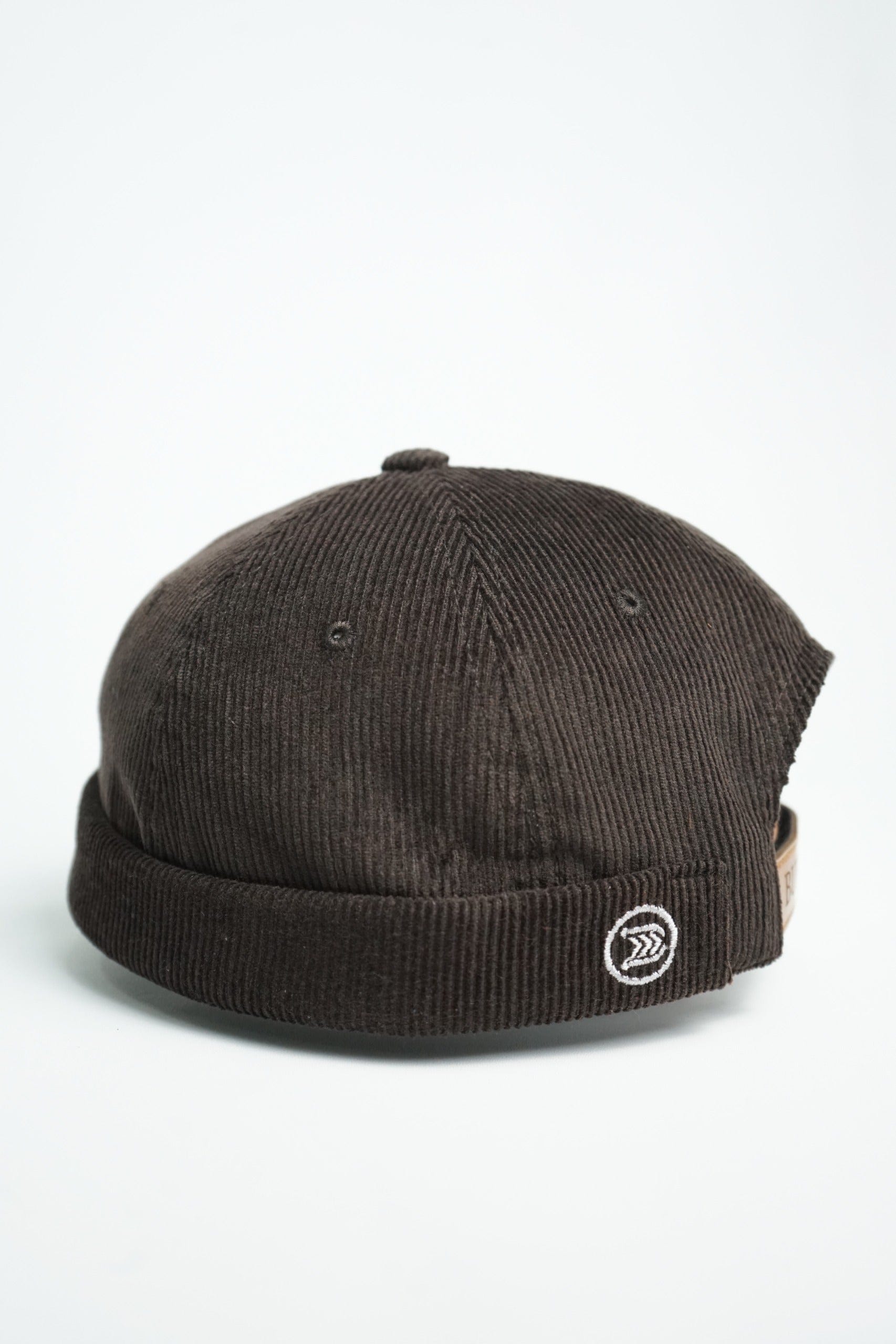 Burdaclothing DARK BROWN Corduroy Brimless Hat