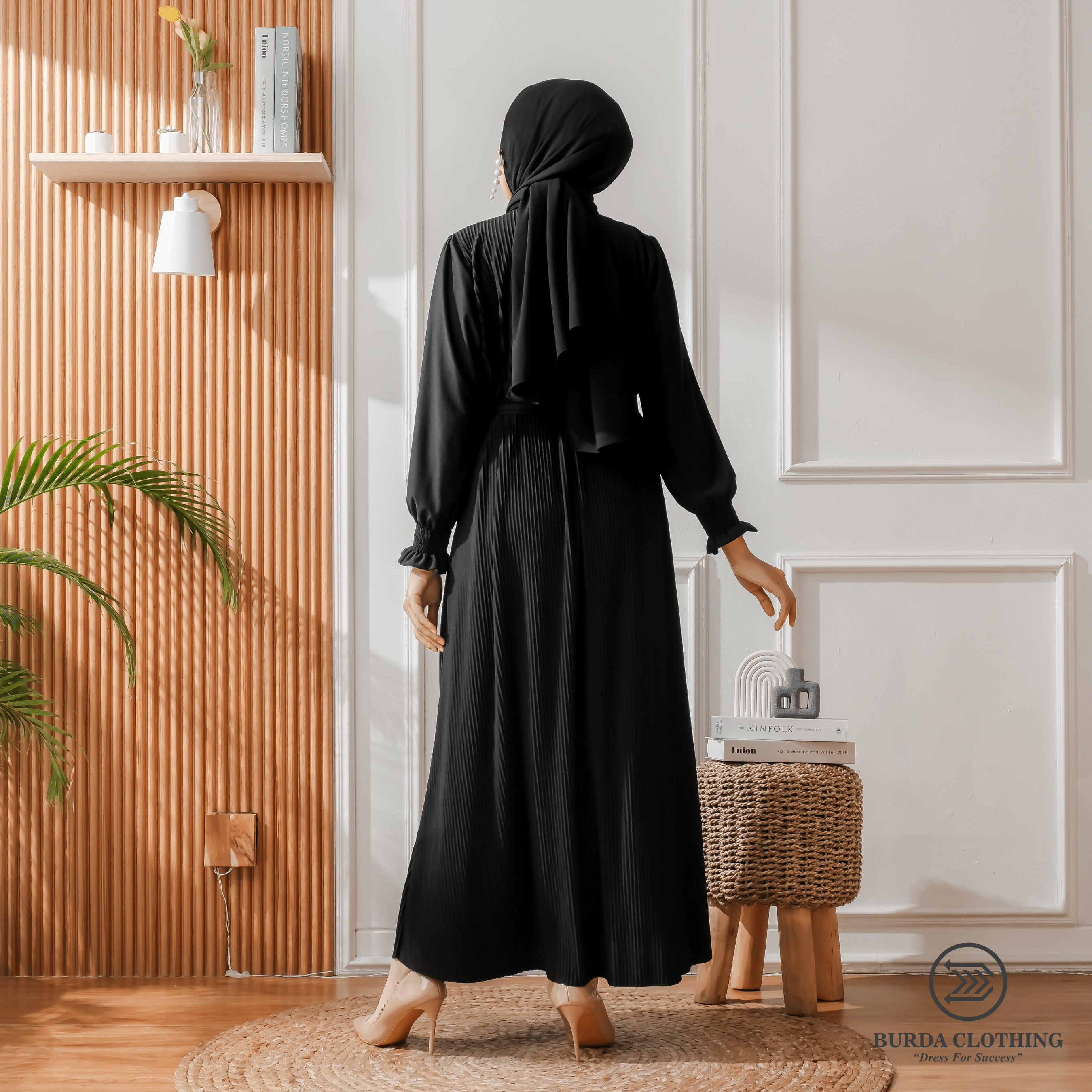 Burdaclothing Dress Women's Plain Dress Black