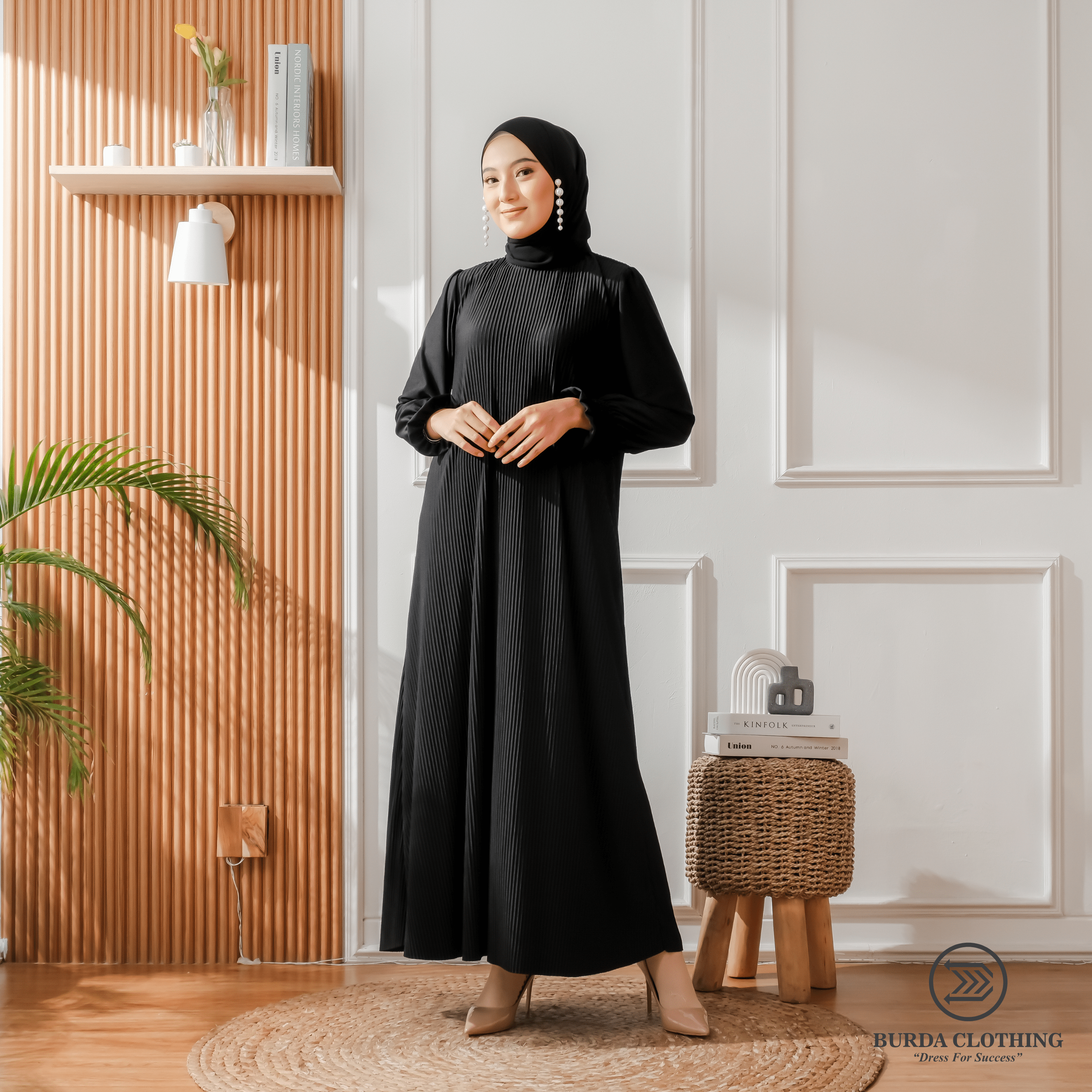 Burdaclothing Dress Women's Plain Dress Black