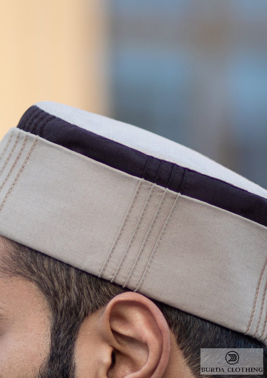 Burdaclothing Folded Kufi 2-Tone