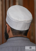 Folded Kufi 21 XS / White by burdaclothing