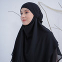 French Khimars Black by Burdaclothing