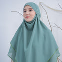French Khimars Green by Burdaclothing
