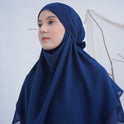 French Khimars Navy Blue by Burdaclothing