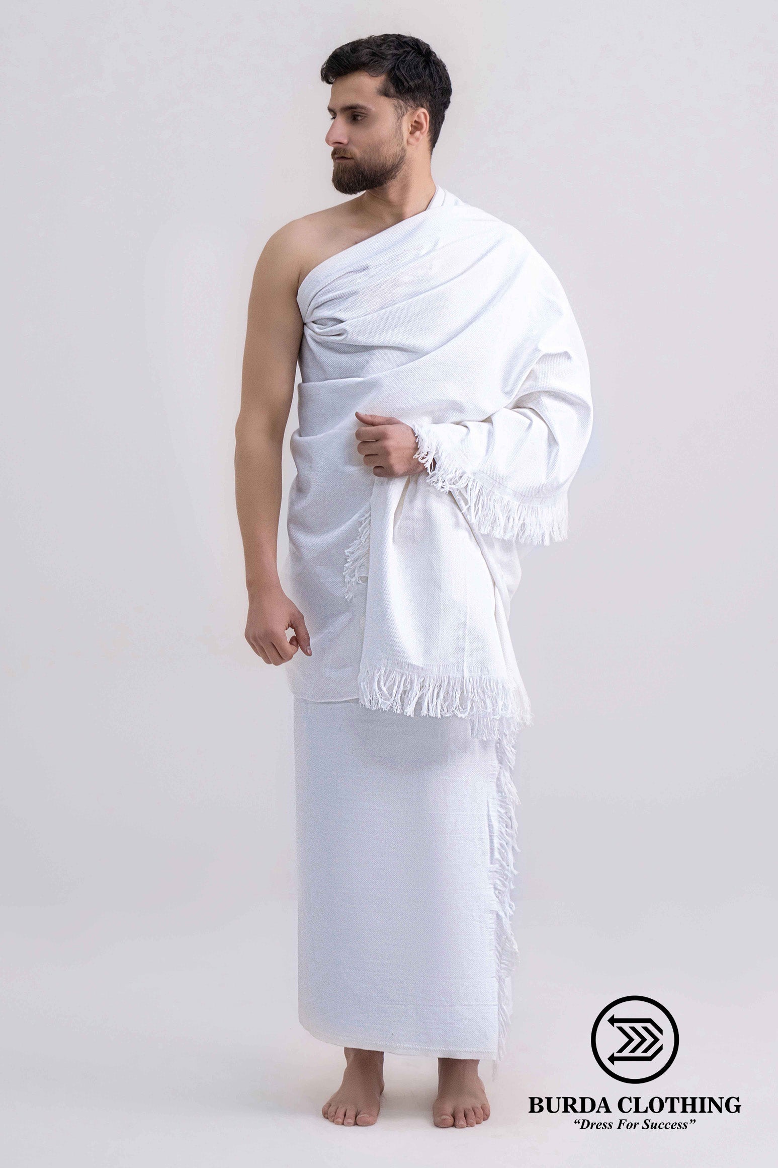 Ihram for Hajj and Umrah-Heavy Cloth with Free Umrah guide book by burdaclothing