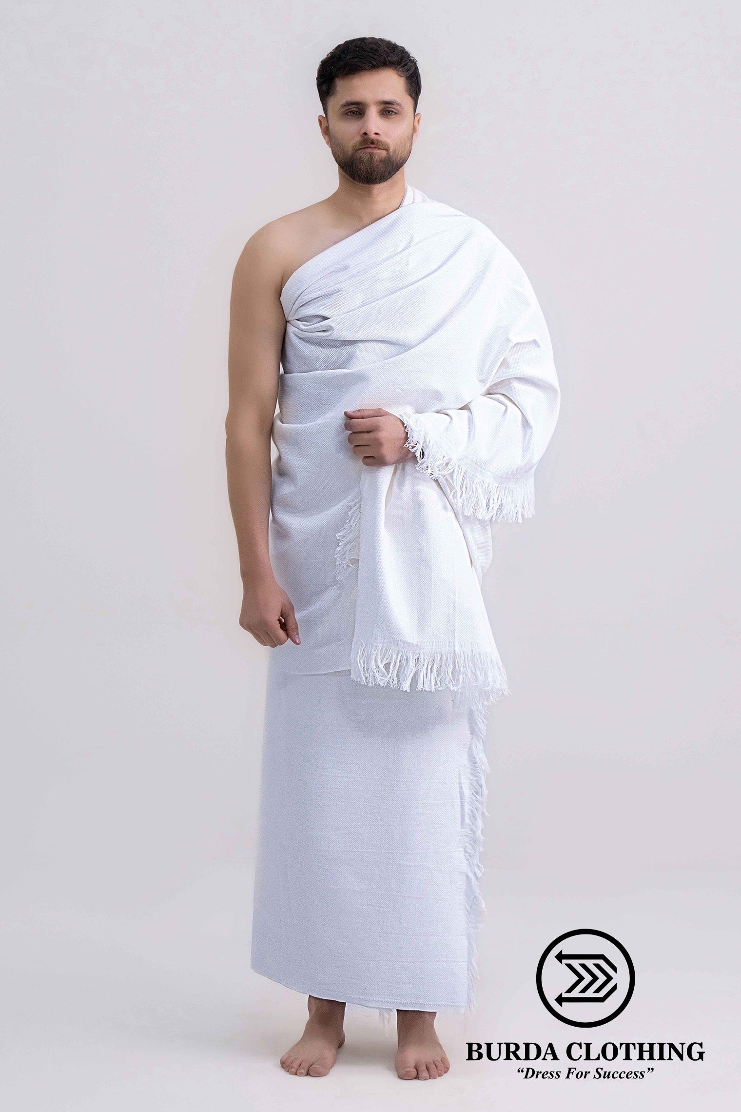 Ihram for Hajj and Umrah-Heavy Cloth with Free Umrah guide book by burdaclothing