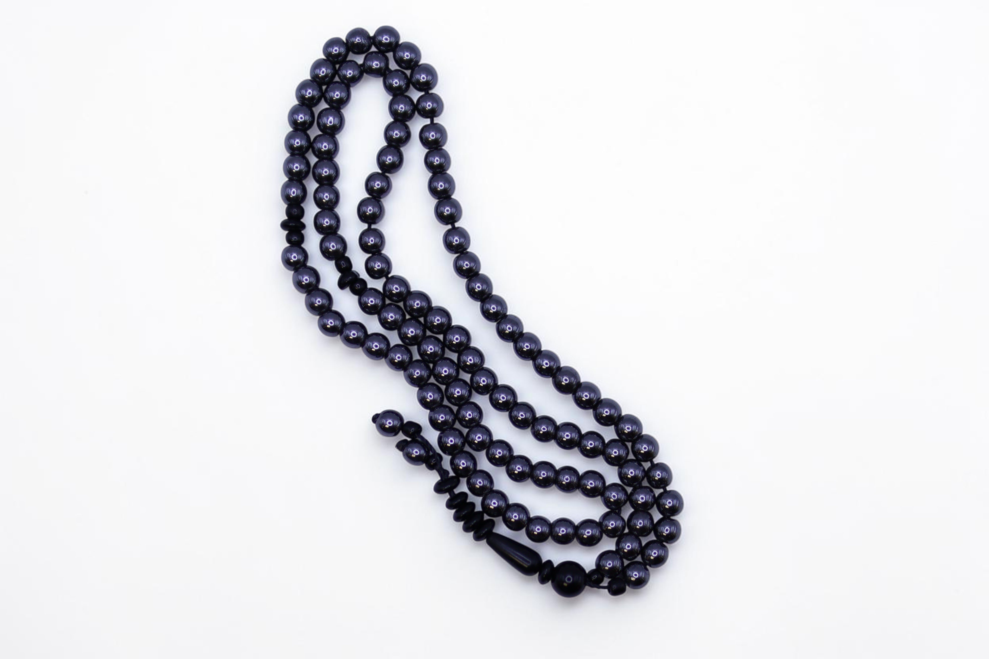 Islamic Tasbih Metal Prayer Beads 99 Count - Dark gray by Burdaclothing