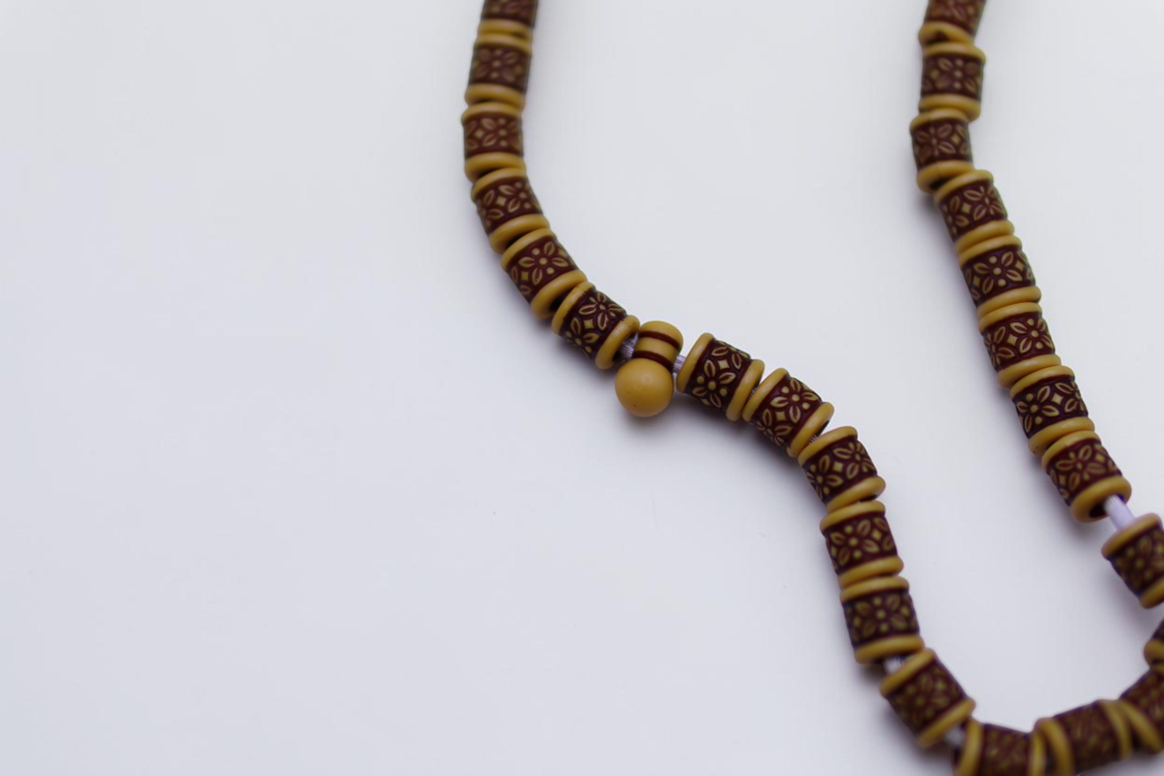 Islamic Tasbih Wooden 99 Count Polished Prayer Beads by Burdaclothing