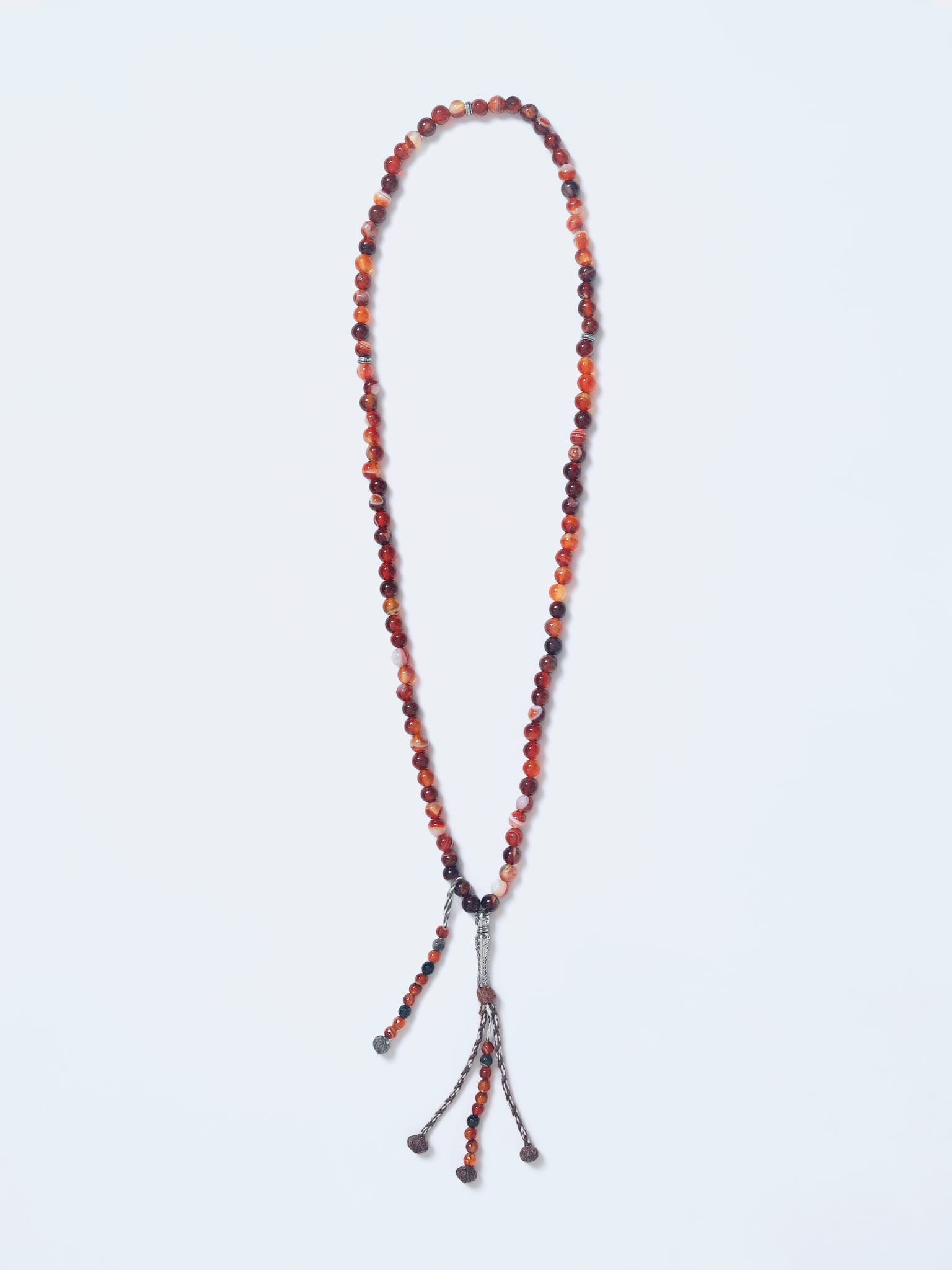 Islamic Tesbih Real stone 99 Prayer Beads 8mm - Brown by Burdaclothing