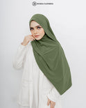 Jersey Hijab Dark Green by Burdaclothing
