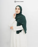 Jersey Hijab Forest Green by Burdaclothing