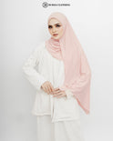 Jersey Hijab Light Pink by Burdaclothing
