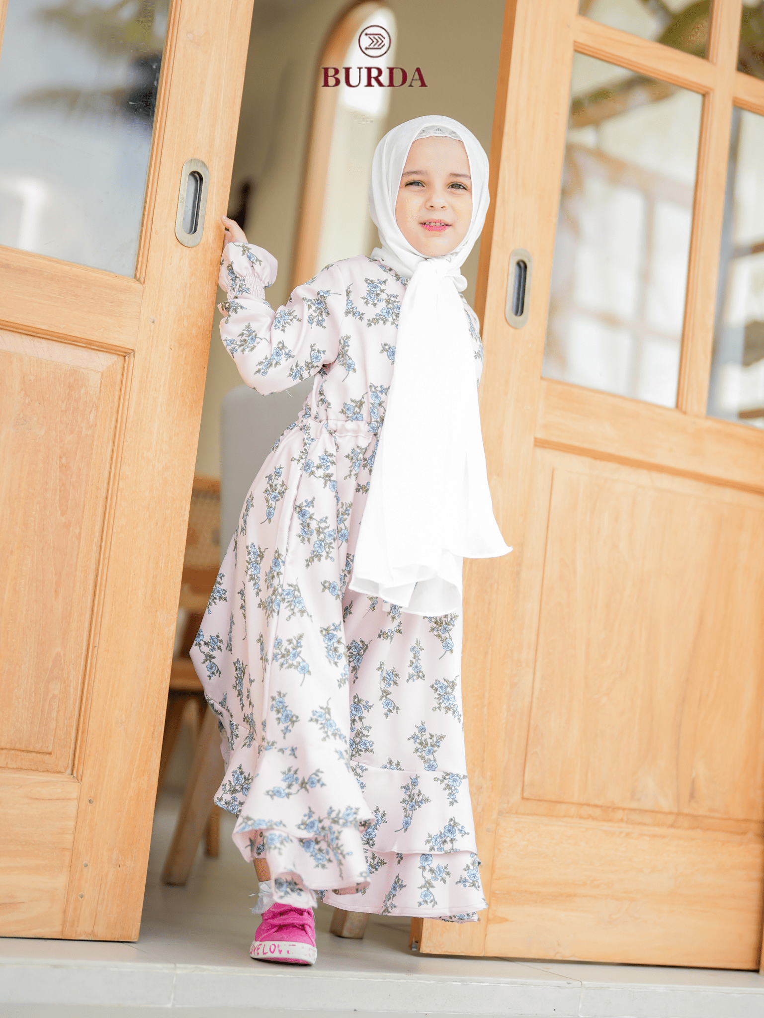 Burdaclothing Kid's Pearl Floral Dress