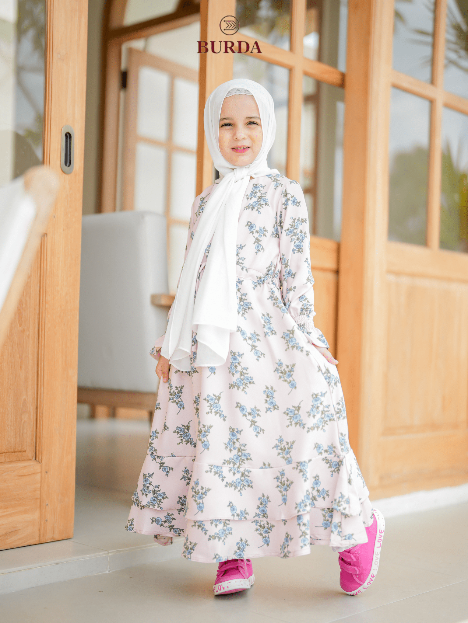 Burdaclothing Kid's Pearl Floral Dress