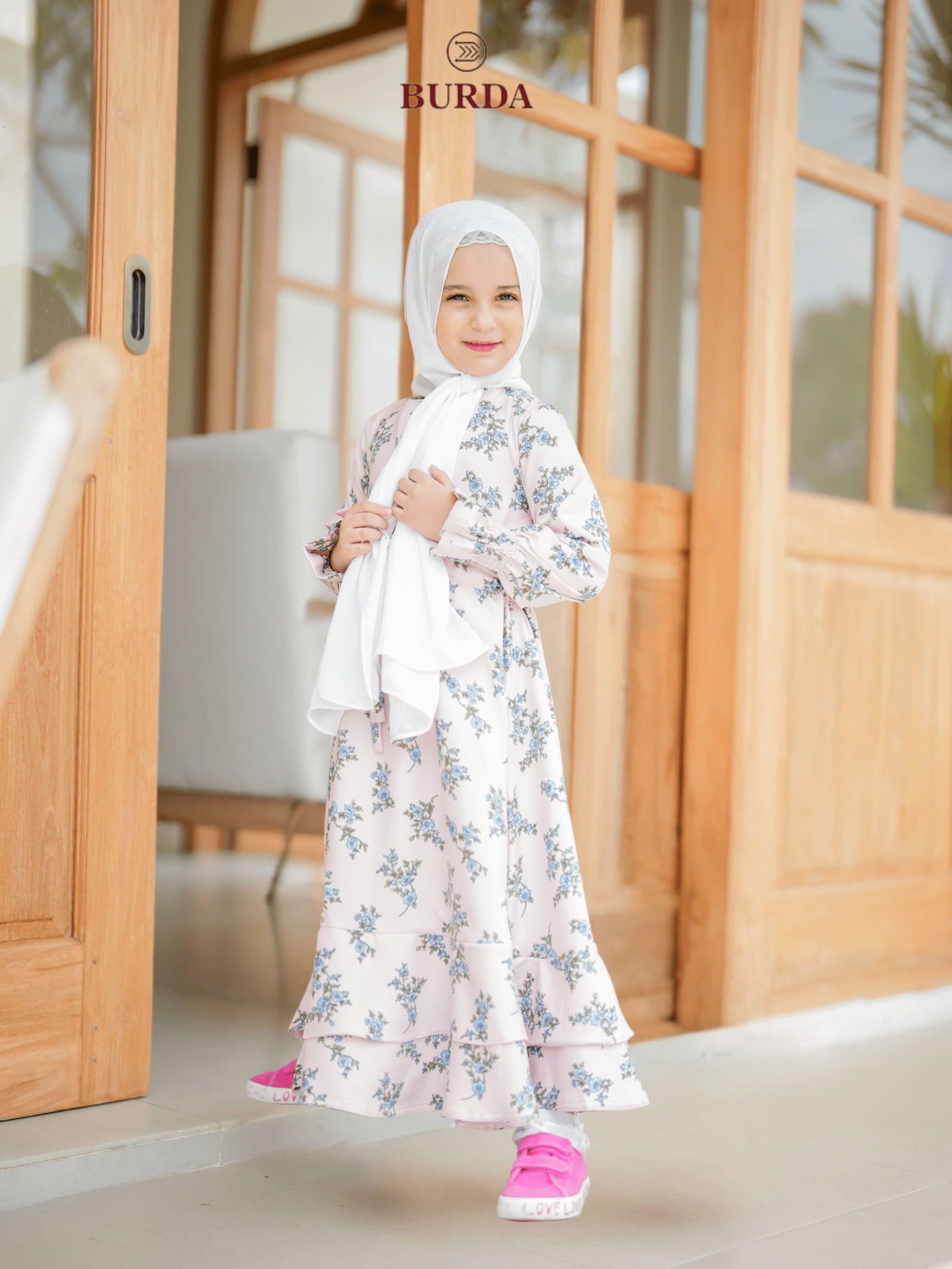 Burdaclothing Kid's Pearl Floral Dress