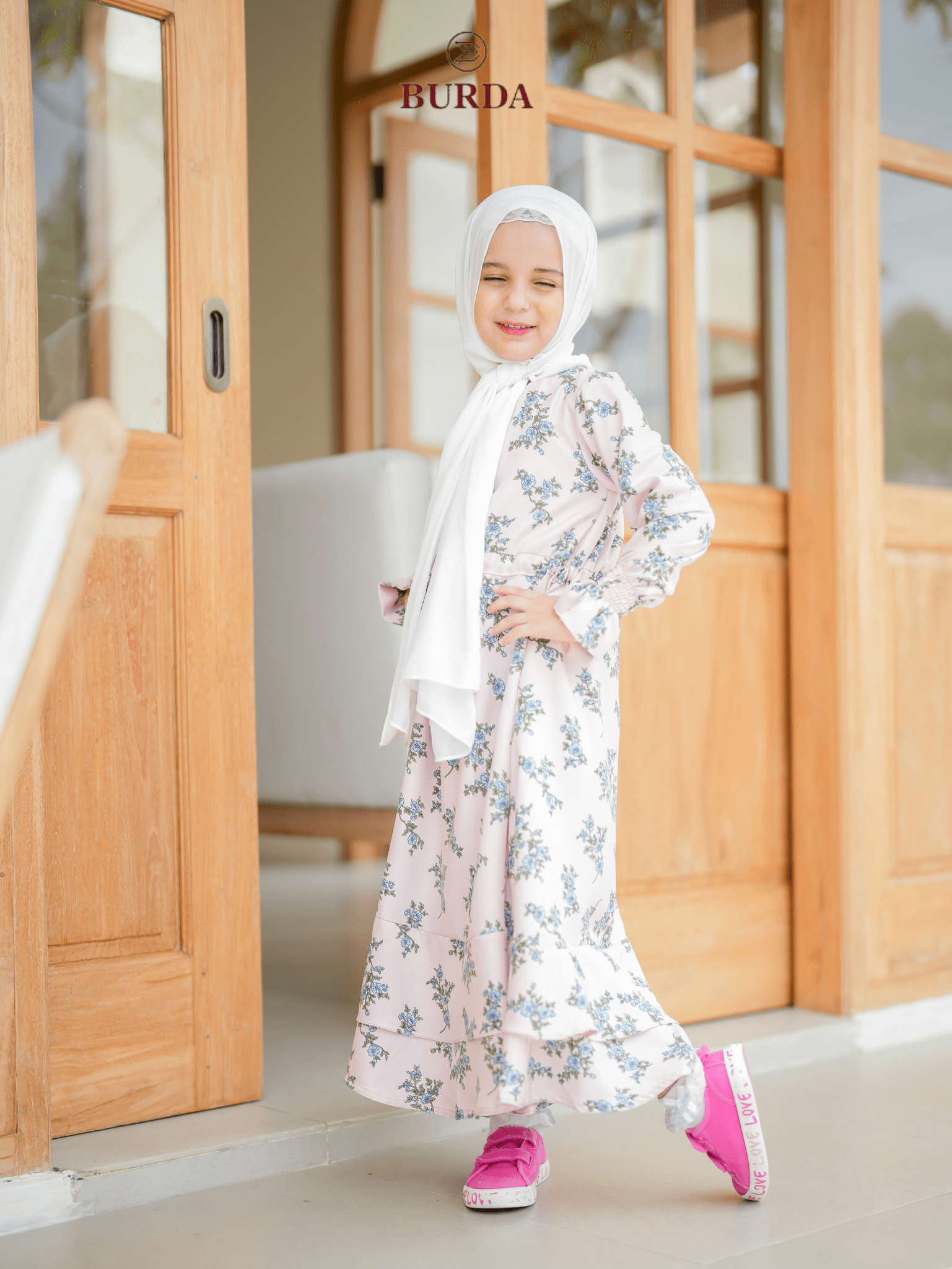 Burdaclothing Kid's Pearl Floral Dress