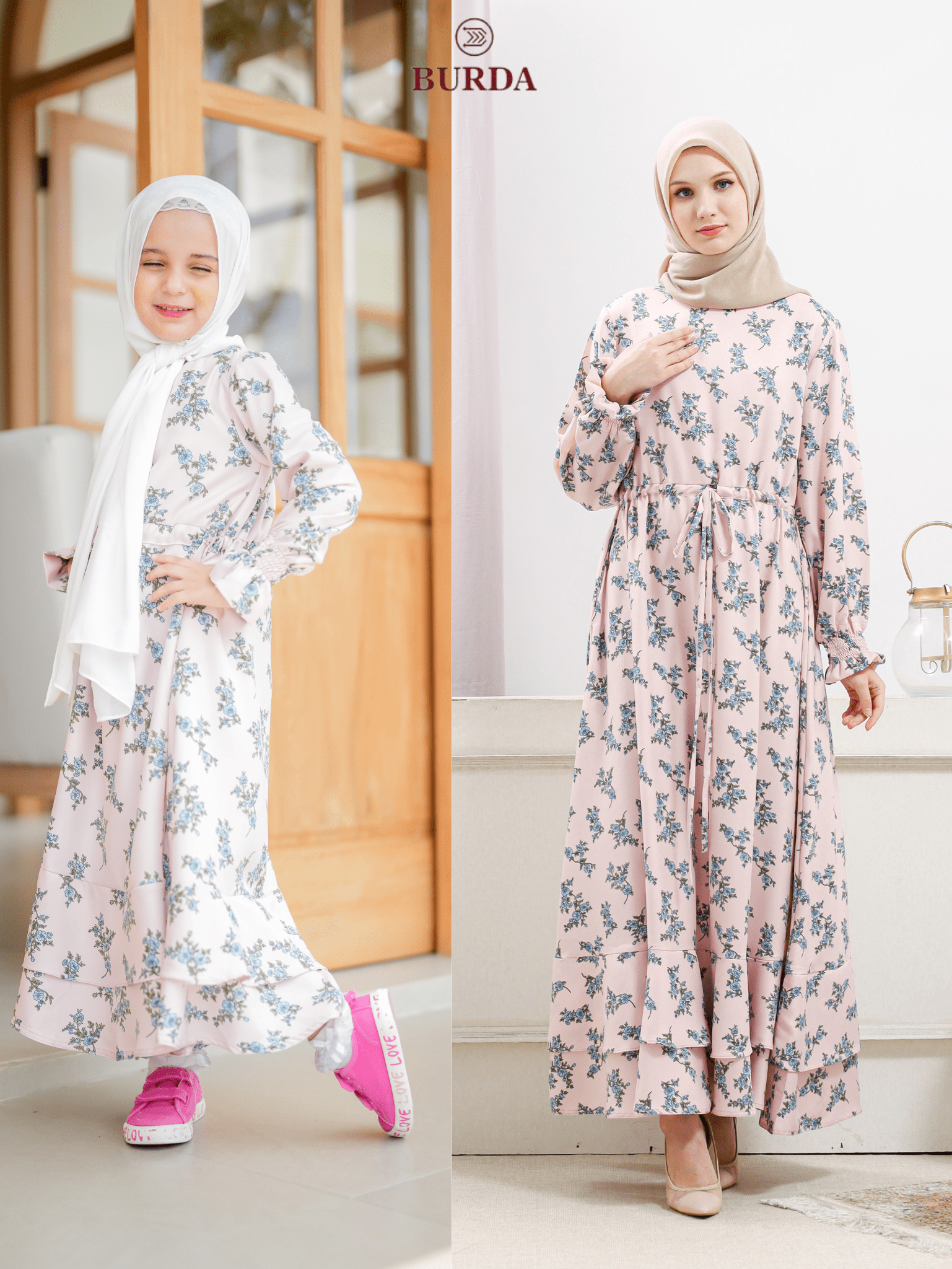 Burdaclothing Kid's Pearl Floral Dress