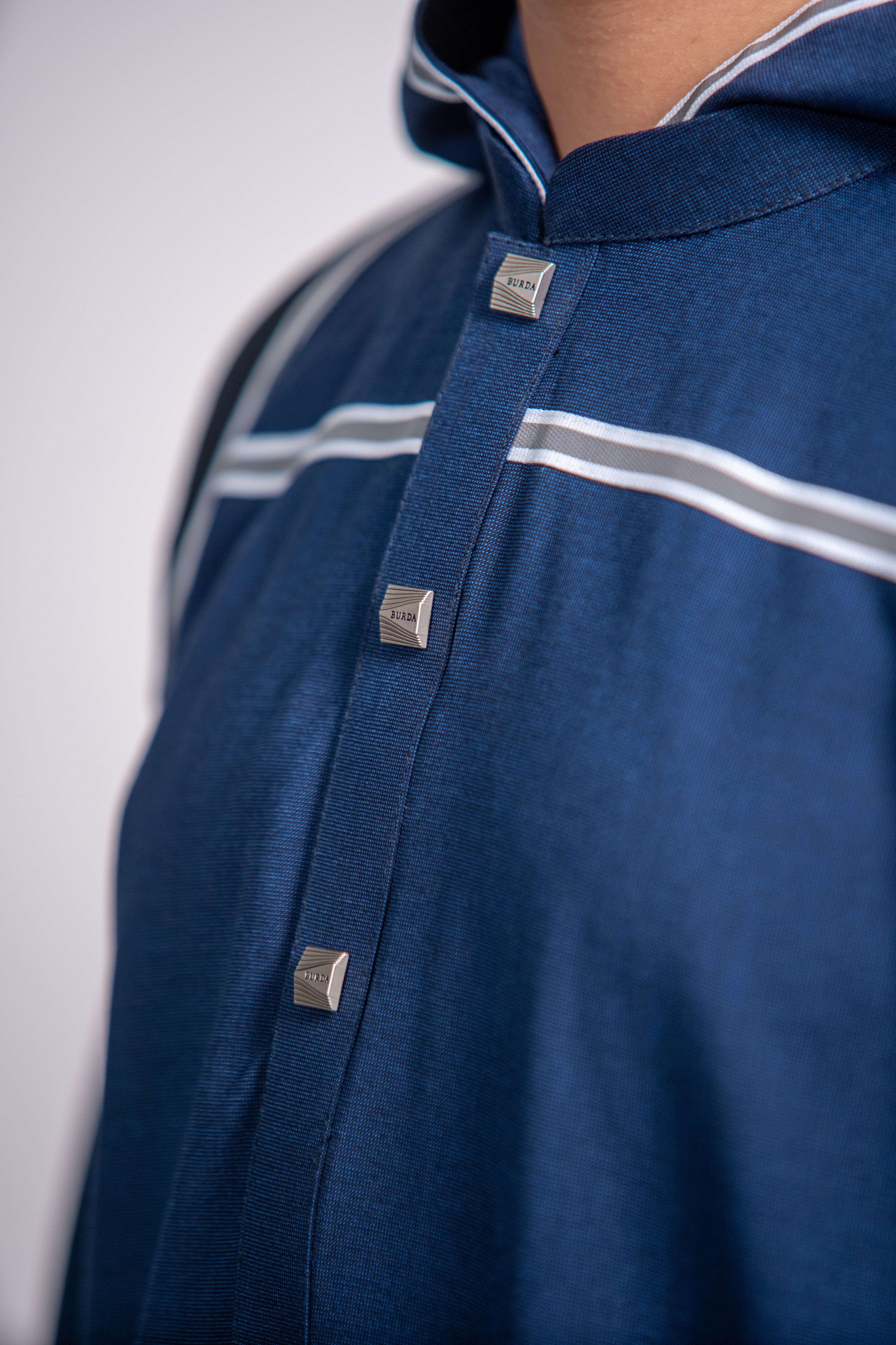 Burdaclothing Kids Premium Thobe 209 Navy (Father & Son)