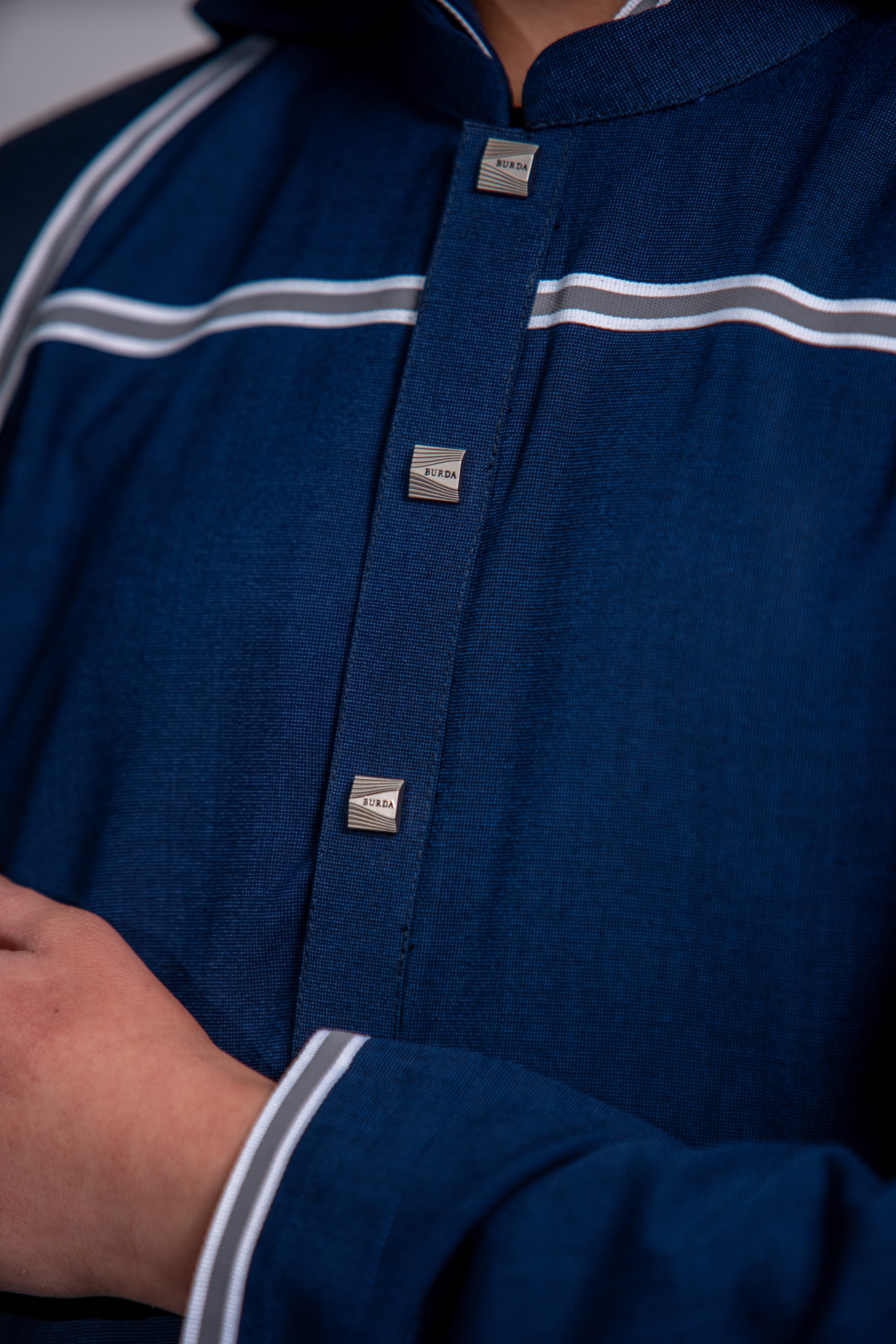 Burdaclothing Kids Premium Thobe 209 Navy (Father & Son)