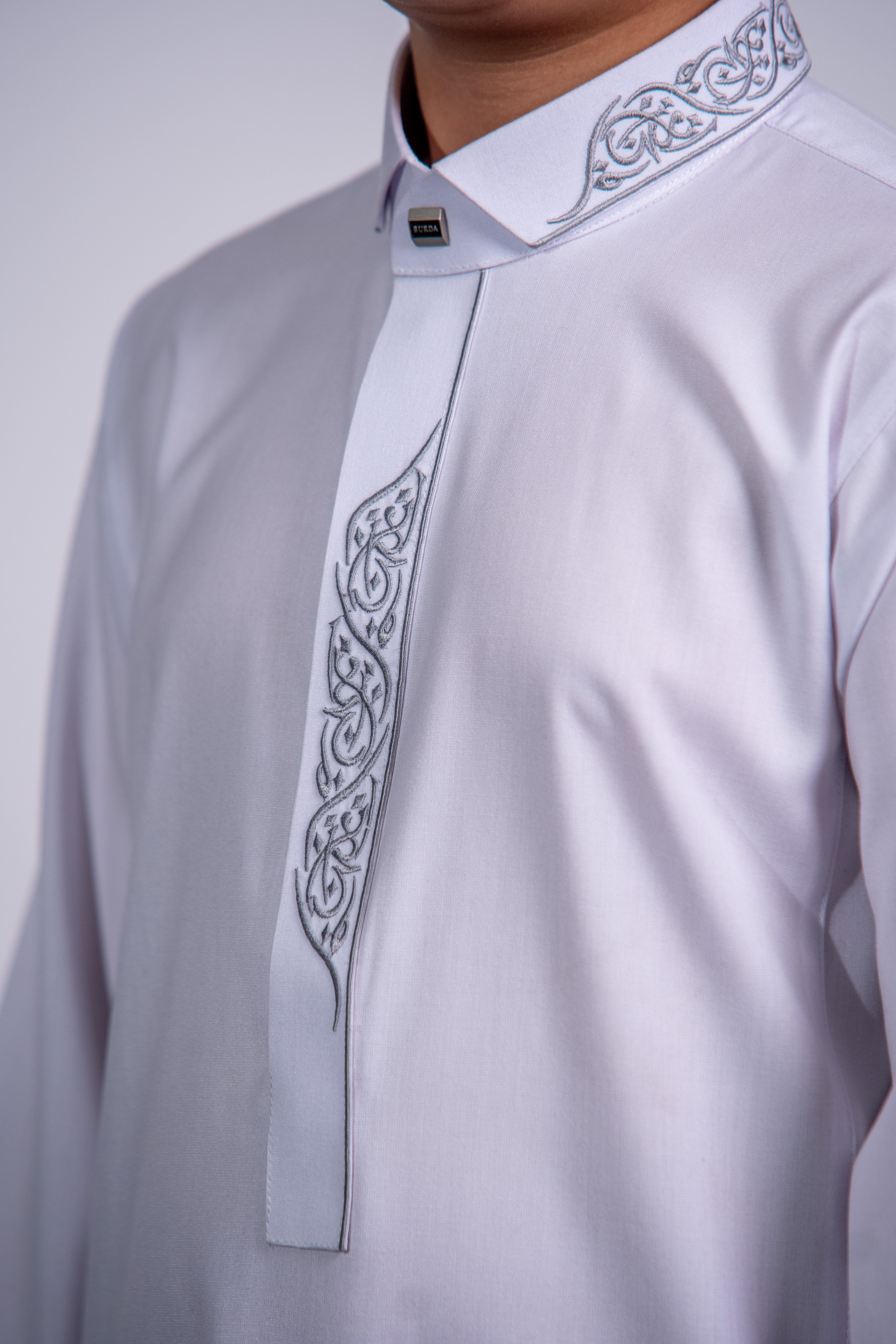 Burdaclothing Kids Premium Thobe 214 White (Father & Son)