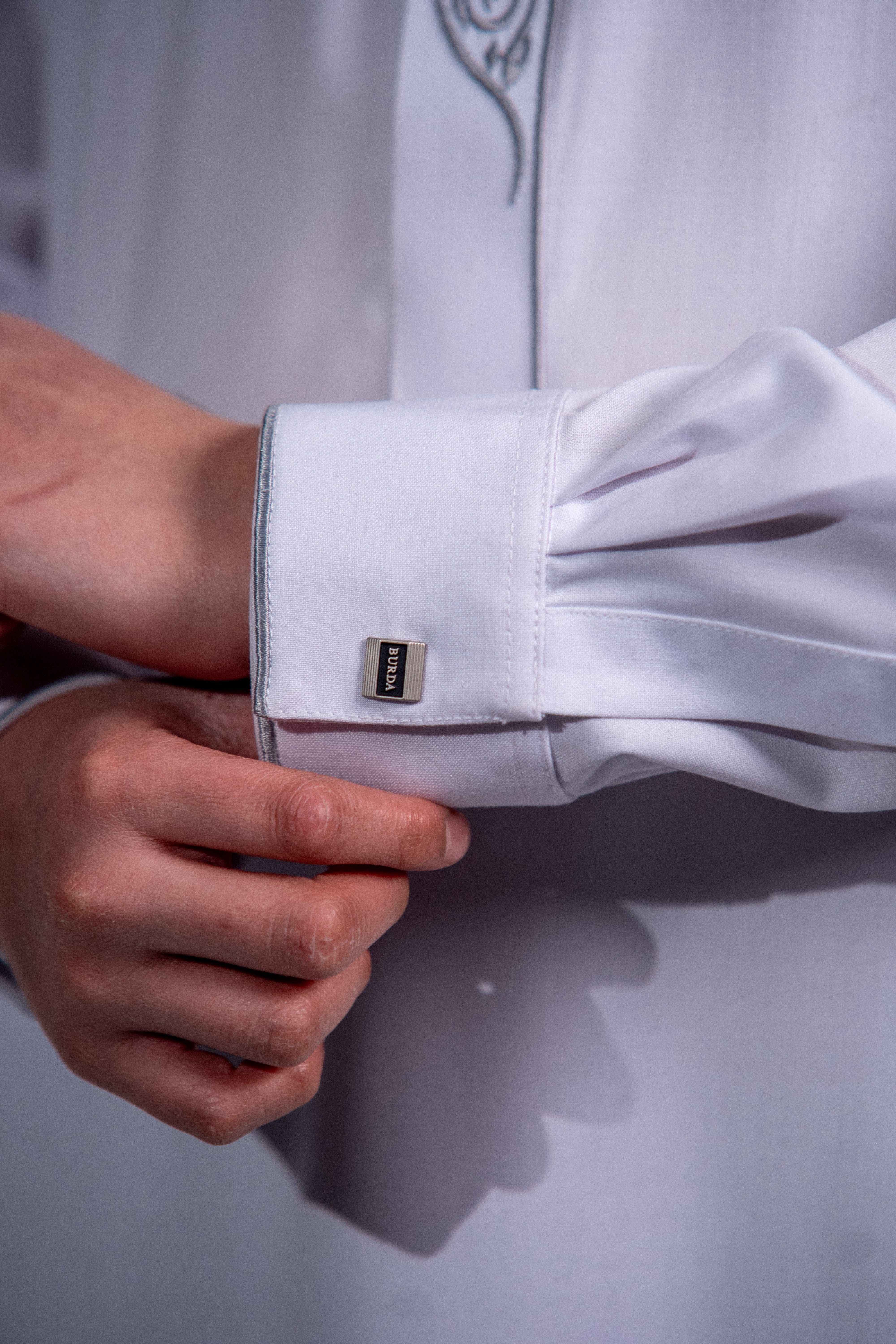 Burdaclothing Kids Premium Thobe 214 White (Father & Son)