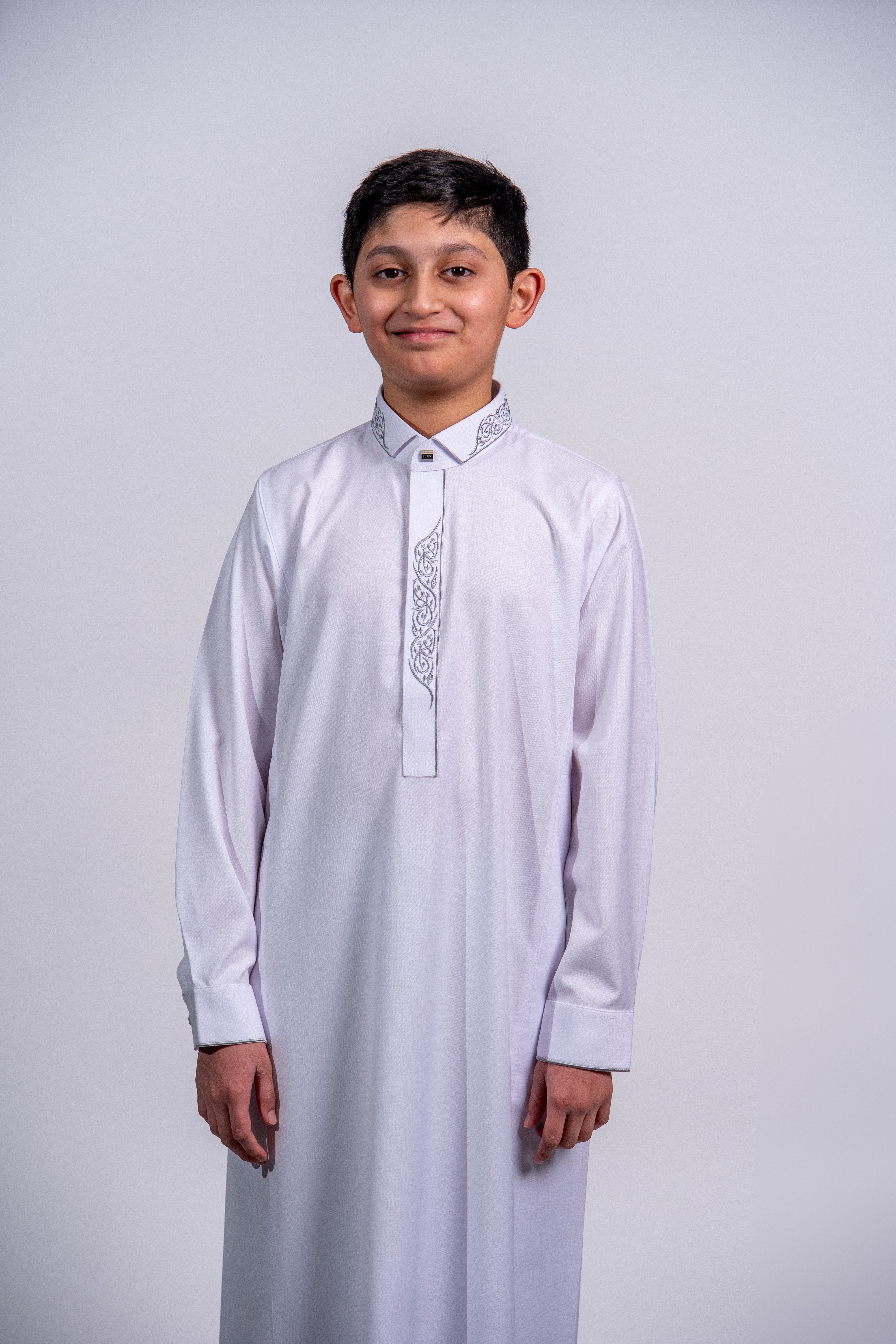 Burdaclothing Kids Premium Thobe 214 White (Father & Son)