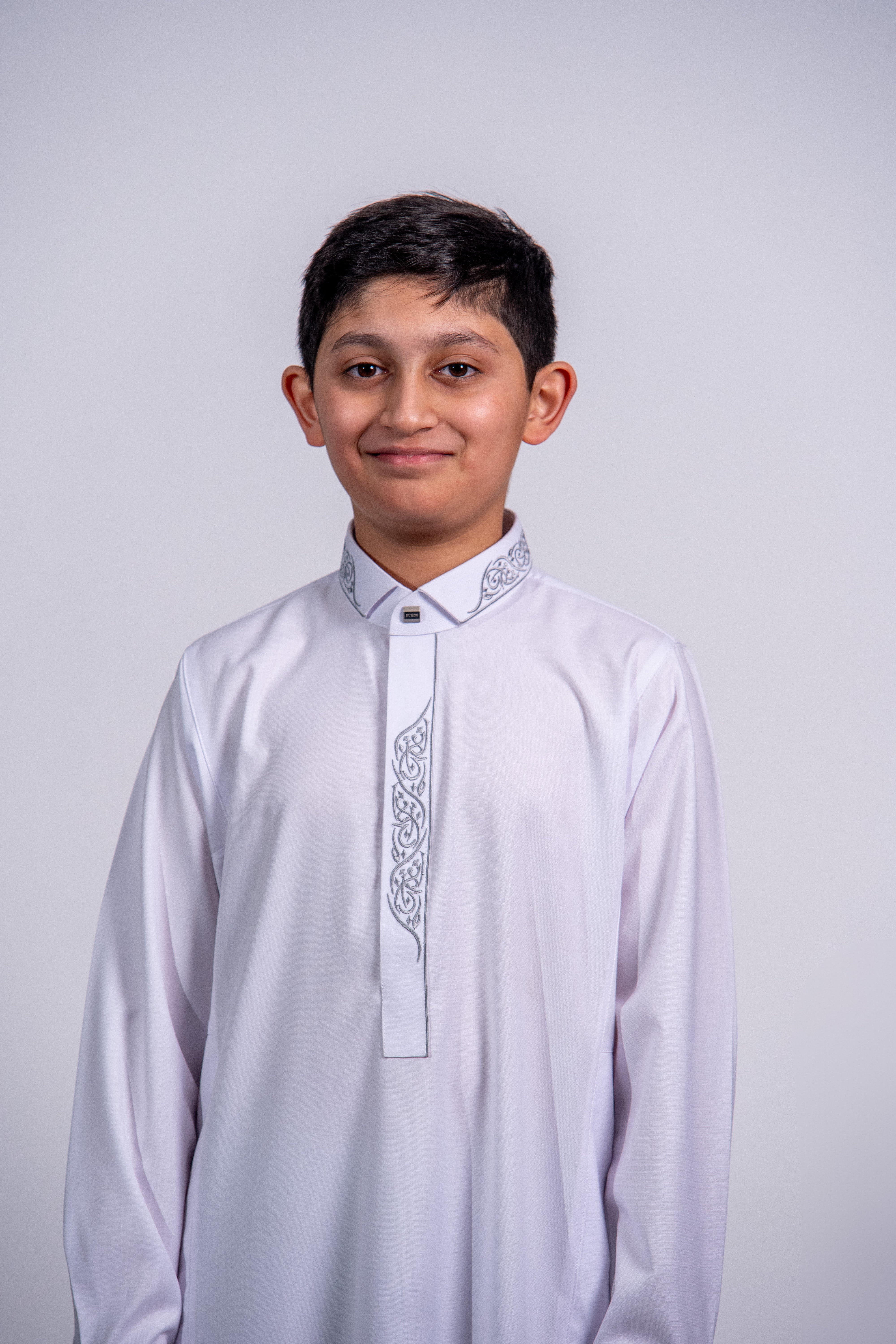 Burdaclothing Kids Premium Thobe 214 White (Father & Son)