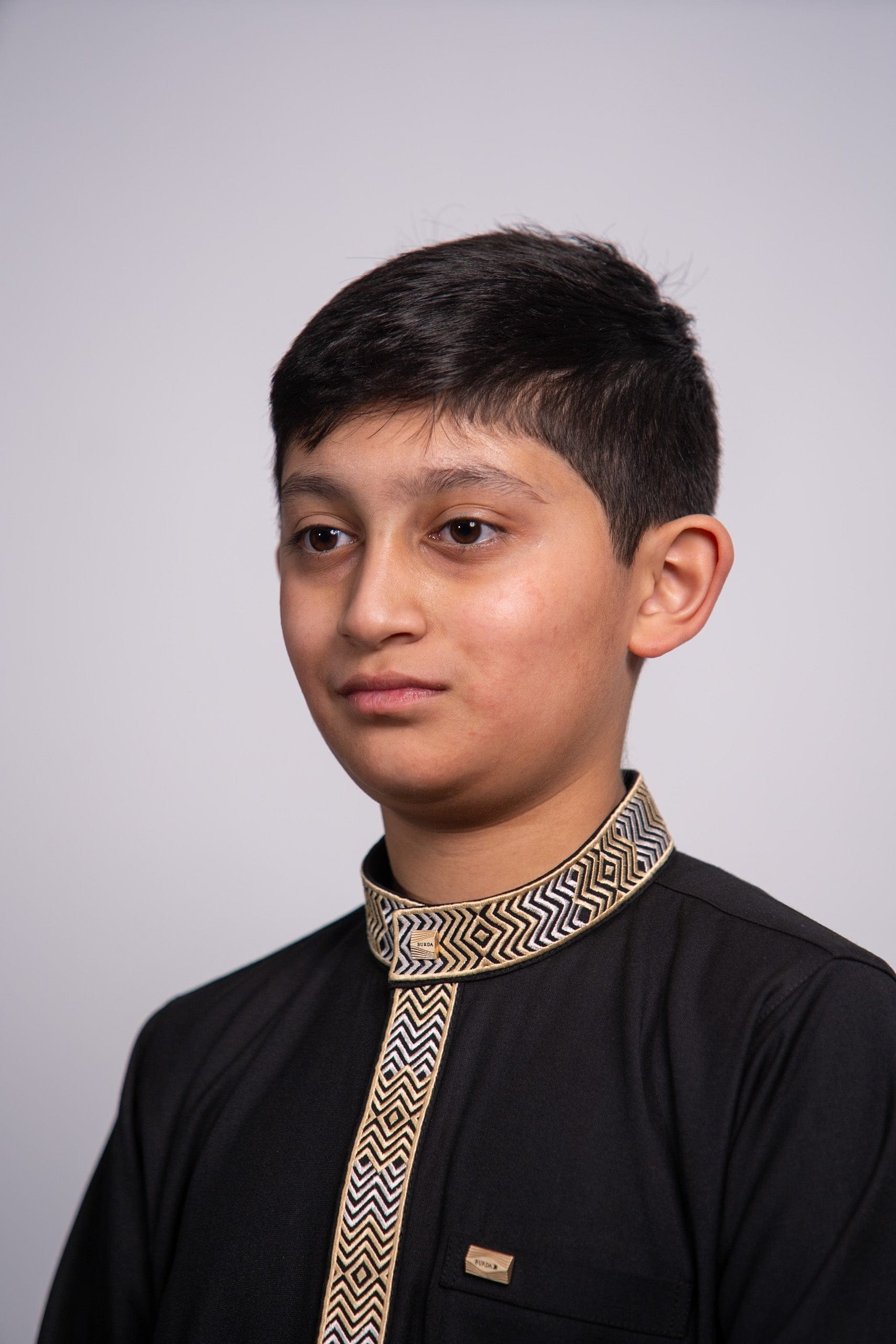 Burdaclothing Kids Premium Thobe 215 Black (Father & Son)