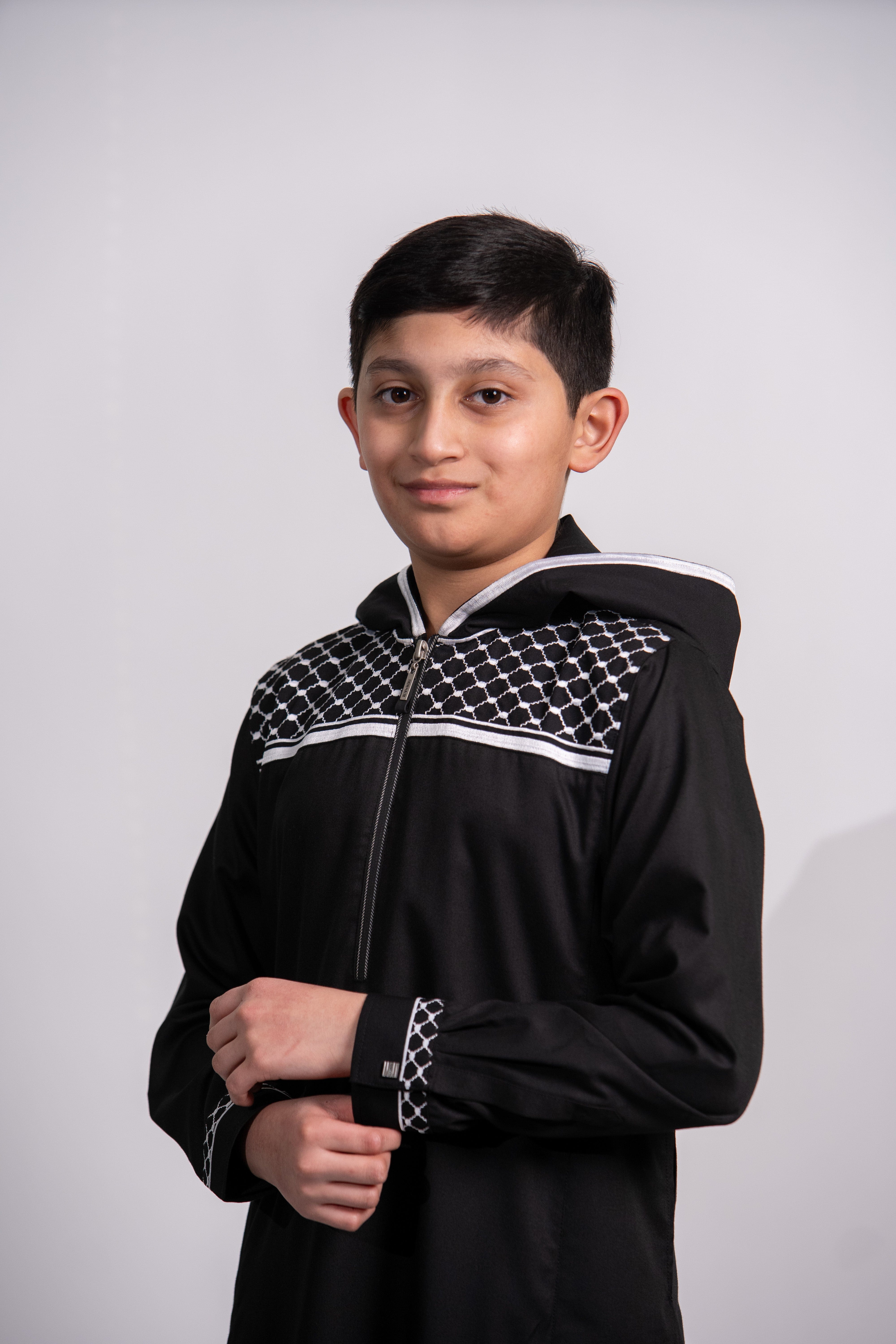 Burdaclothing Kids Premium Thobe 235 Black