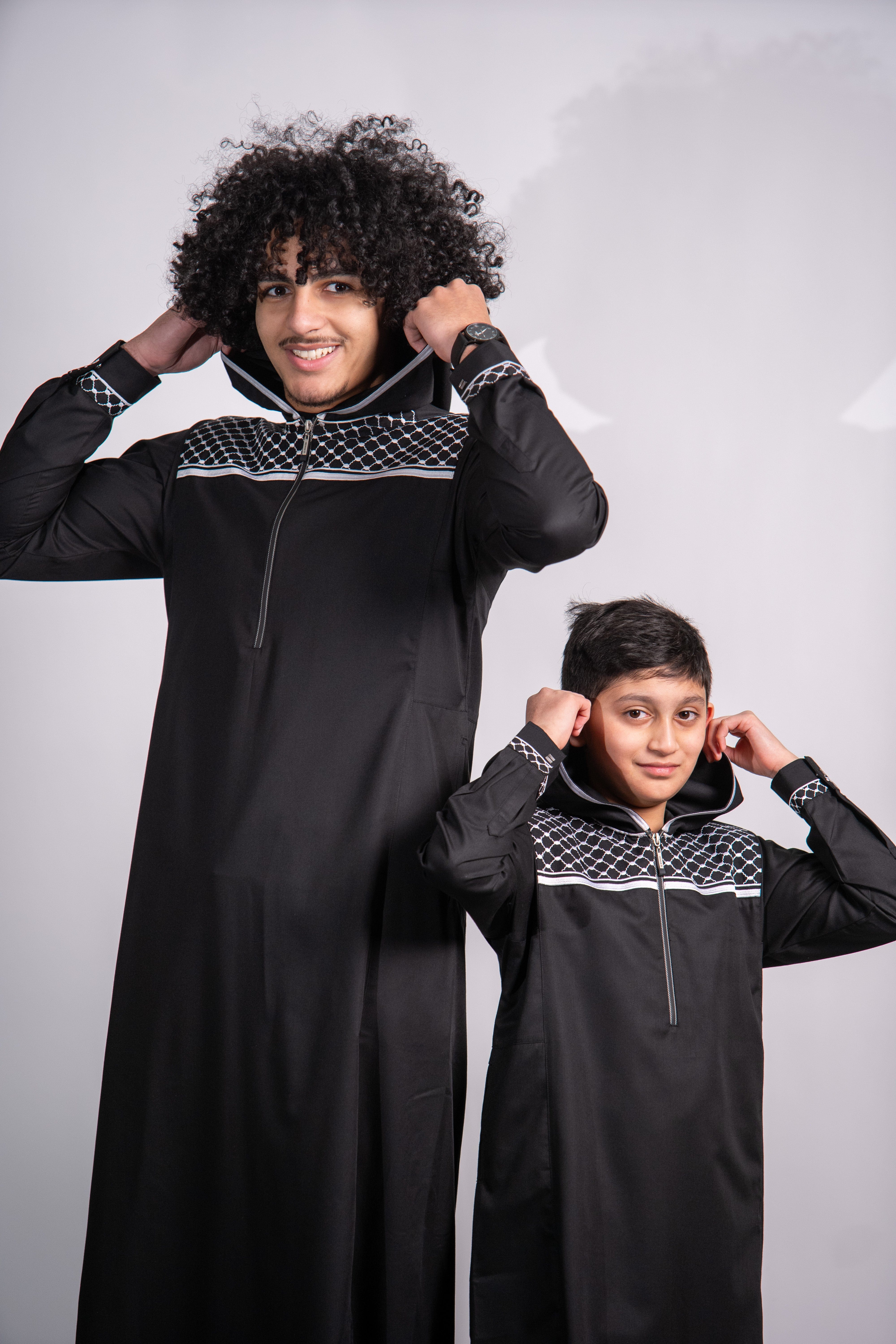 Burdaclothing Kids Premium Thobe 235 Black