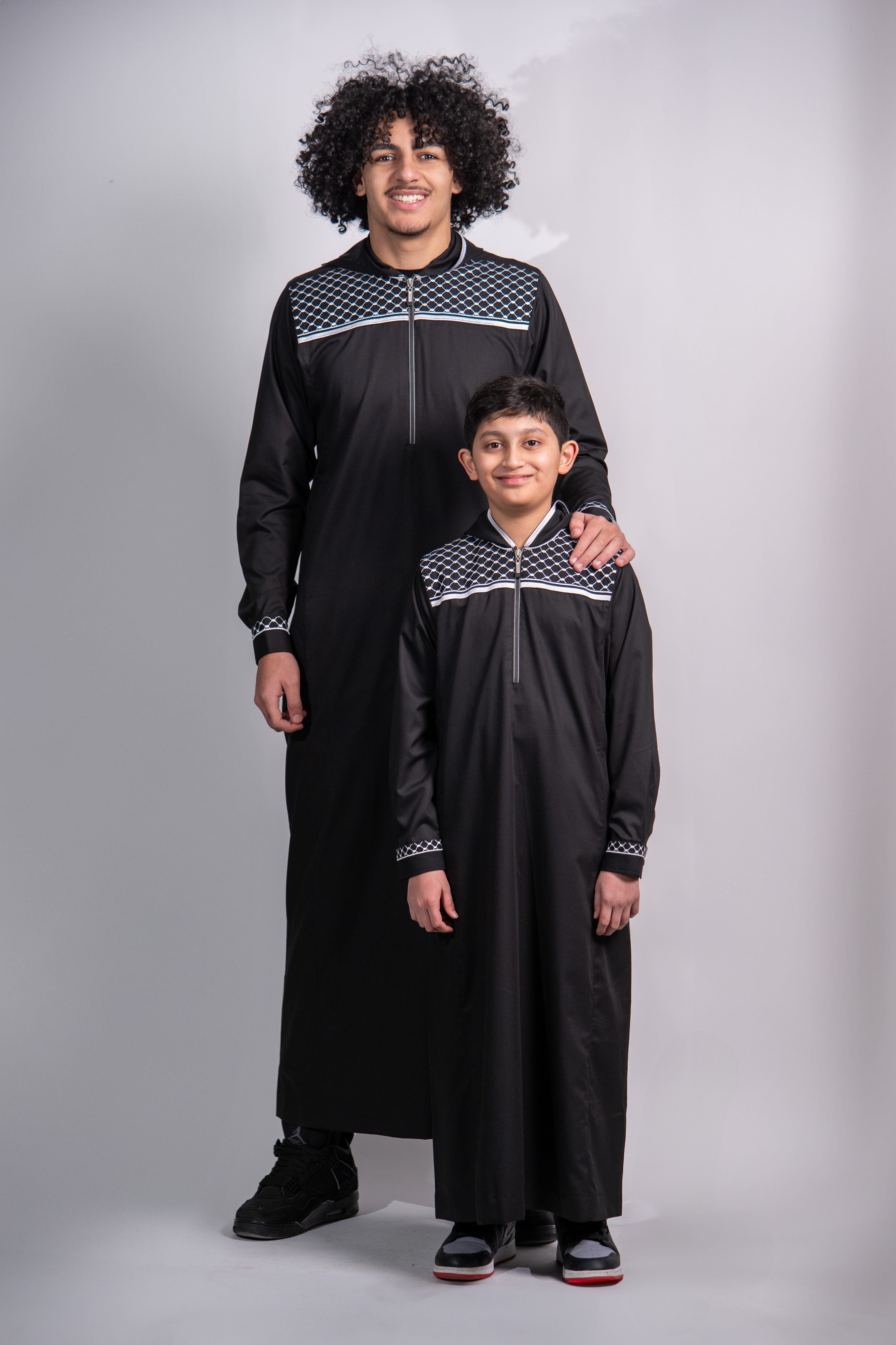 Burdaclothing Kids Premium Thobe 235 Black