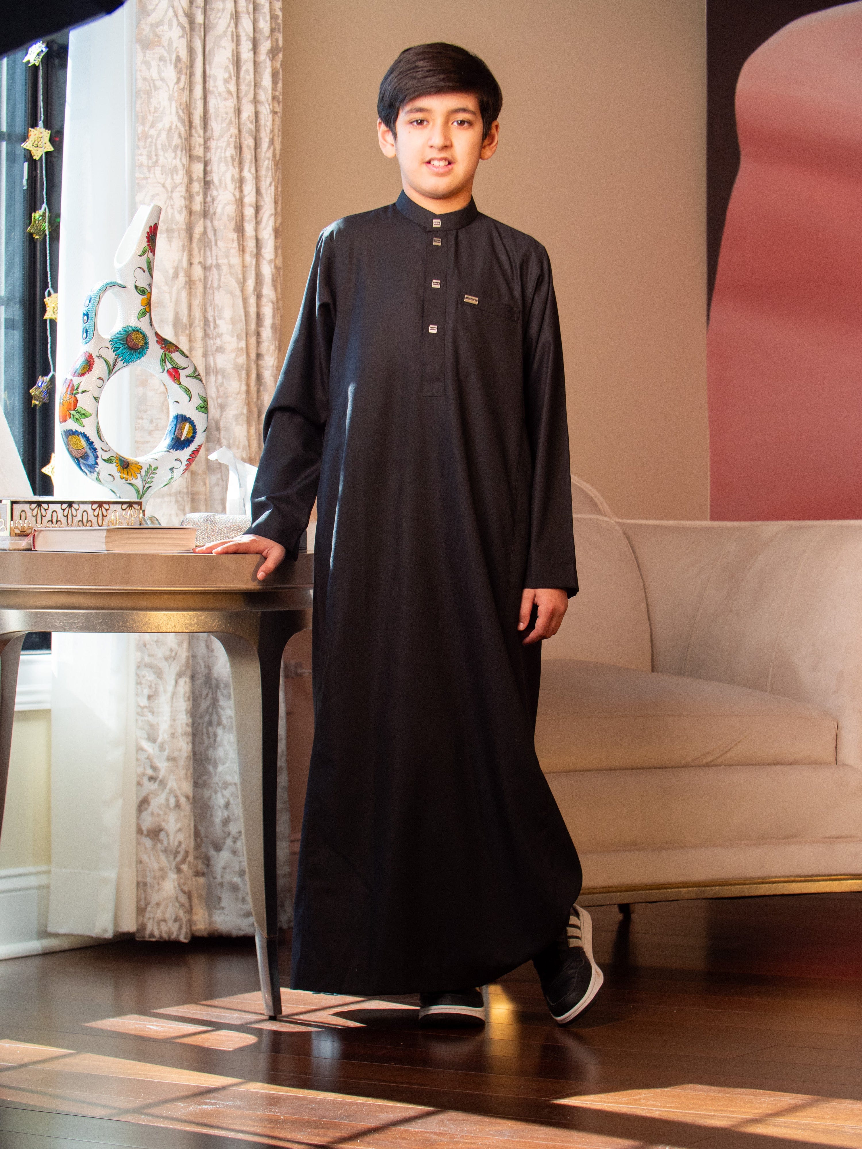 burdaclothing Kids Thobe 110A Black (Father & Son)