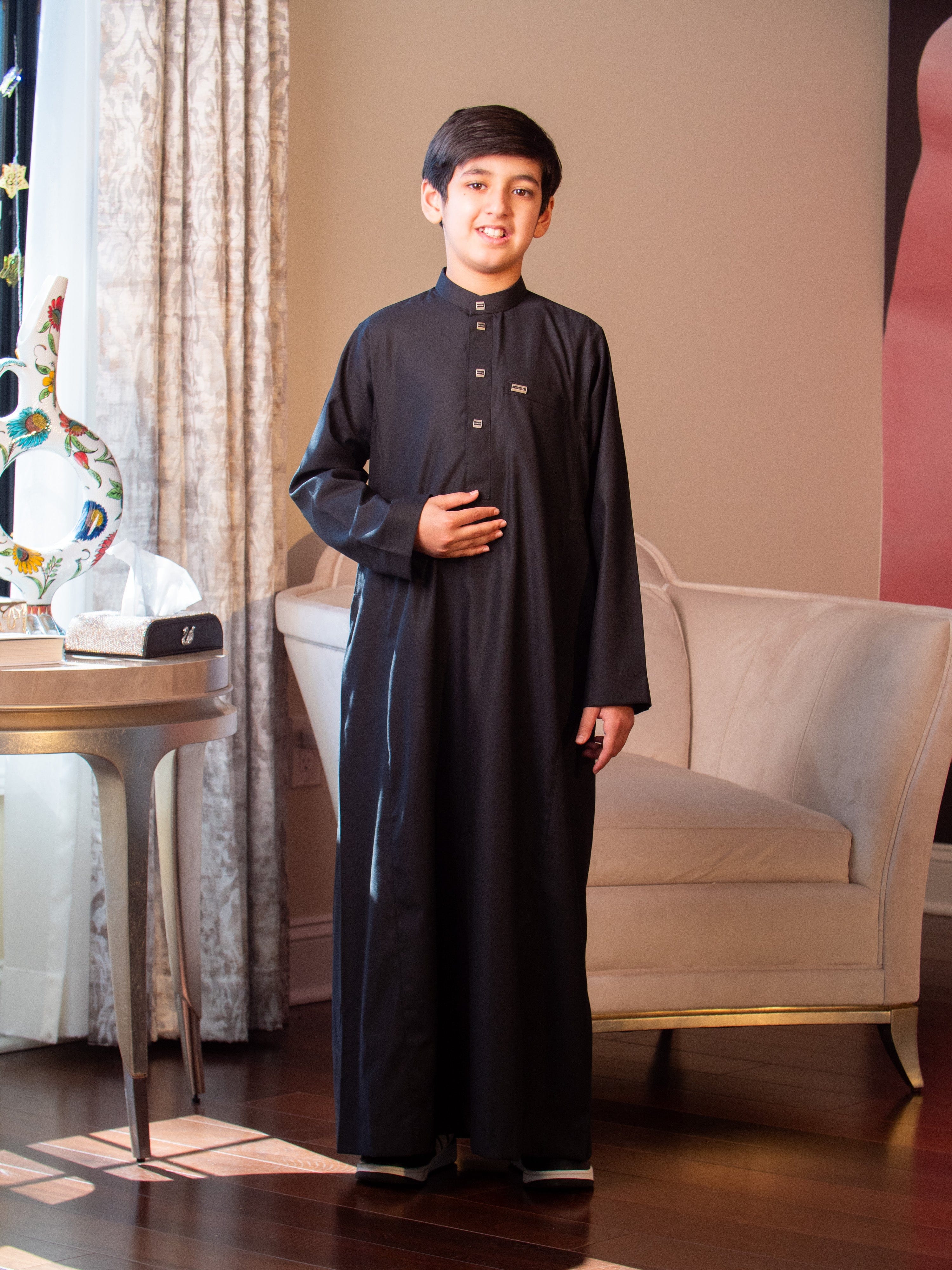 burdaclothing Kids Thobe 110A Black (Father & Son)