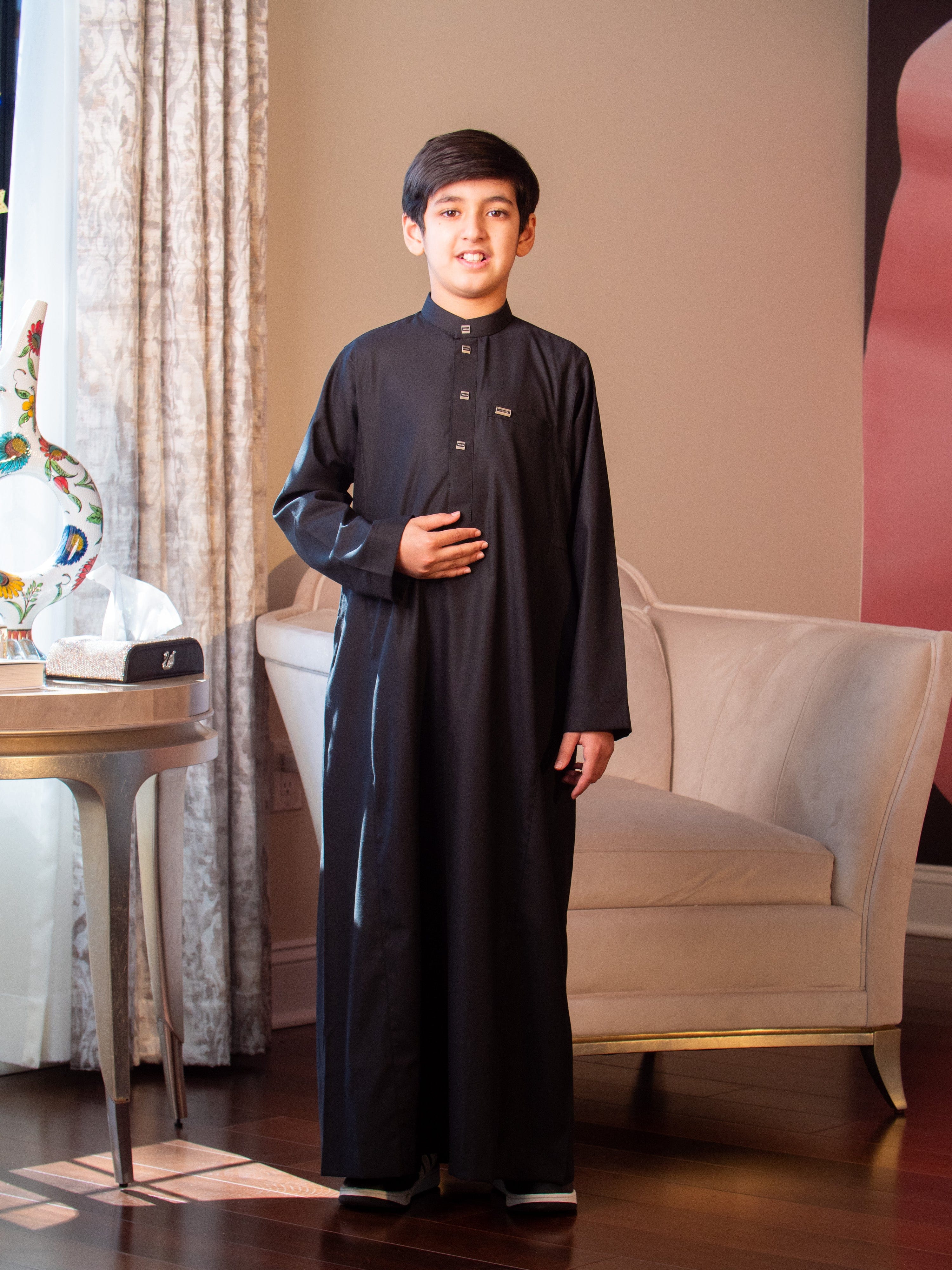 burdaclothing Kids Thobe 110A Black (Father & Son)