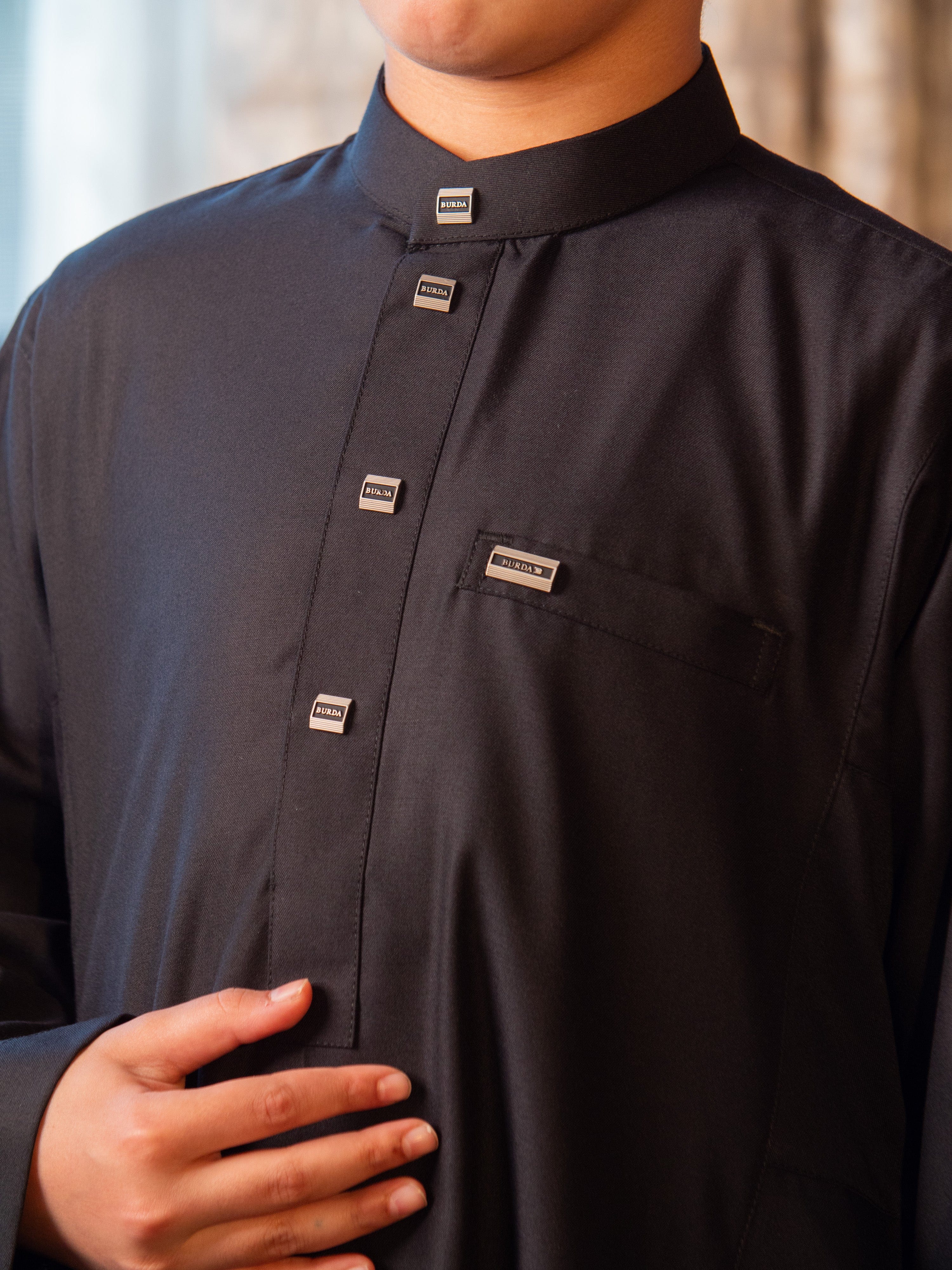 burdaclothing Kids Thobe 110A Black (Father & Son)