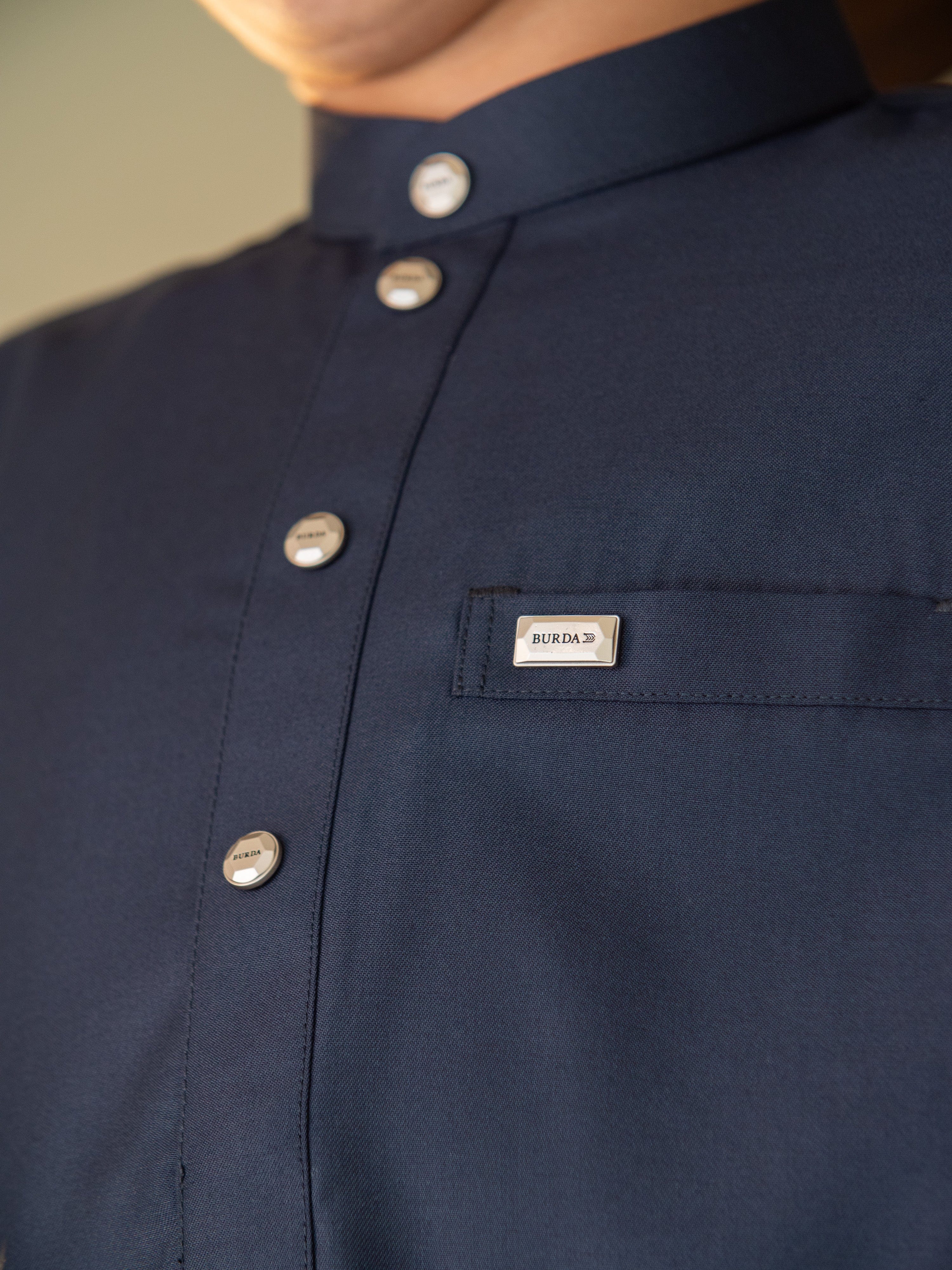 burdaclothing Kids Thobe 110B Navy Blue (Father & Son)