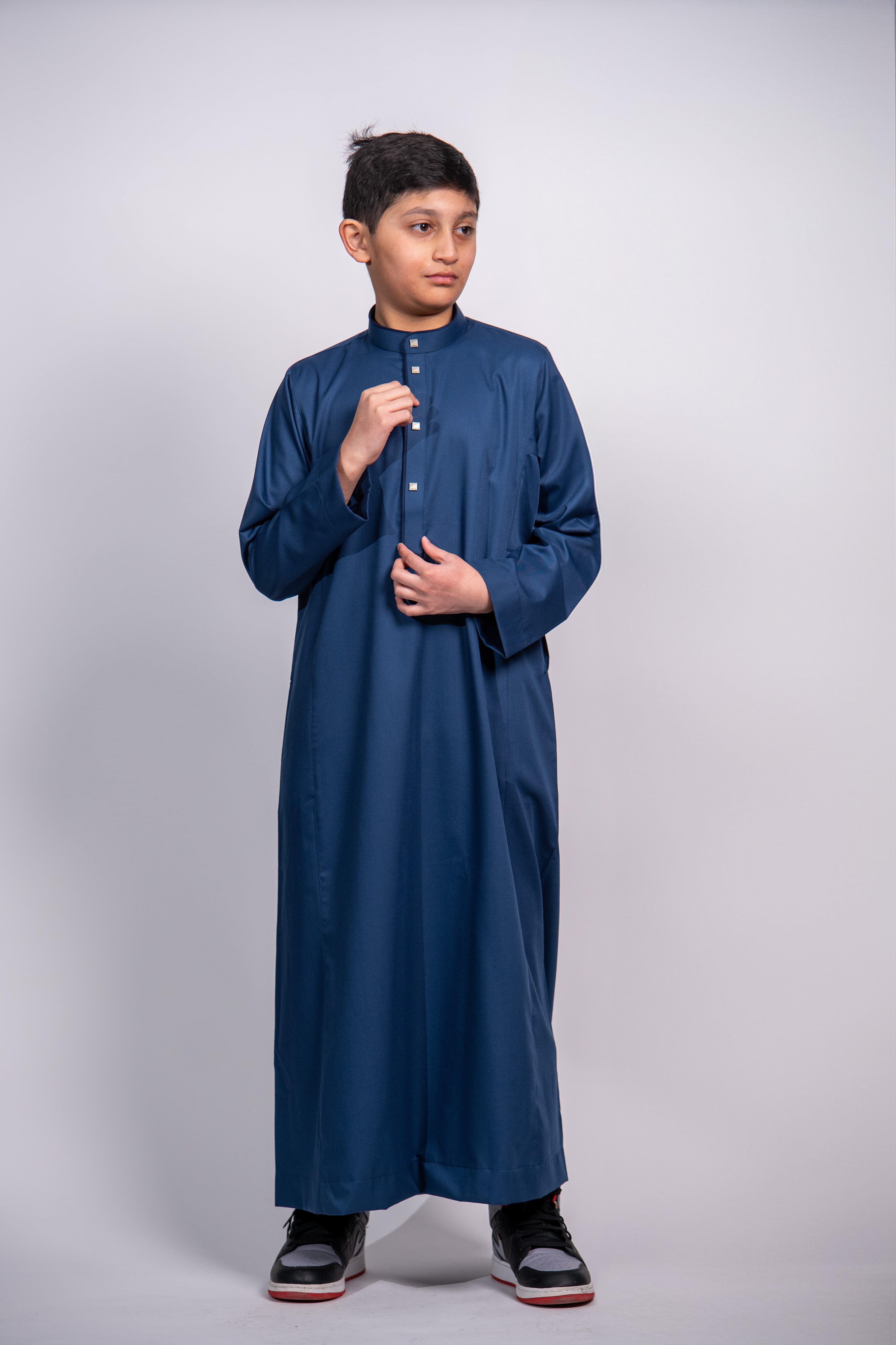 Burdaclothing Kids Thobe 203 Blue (Father & Son)