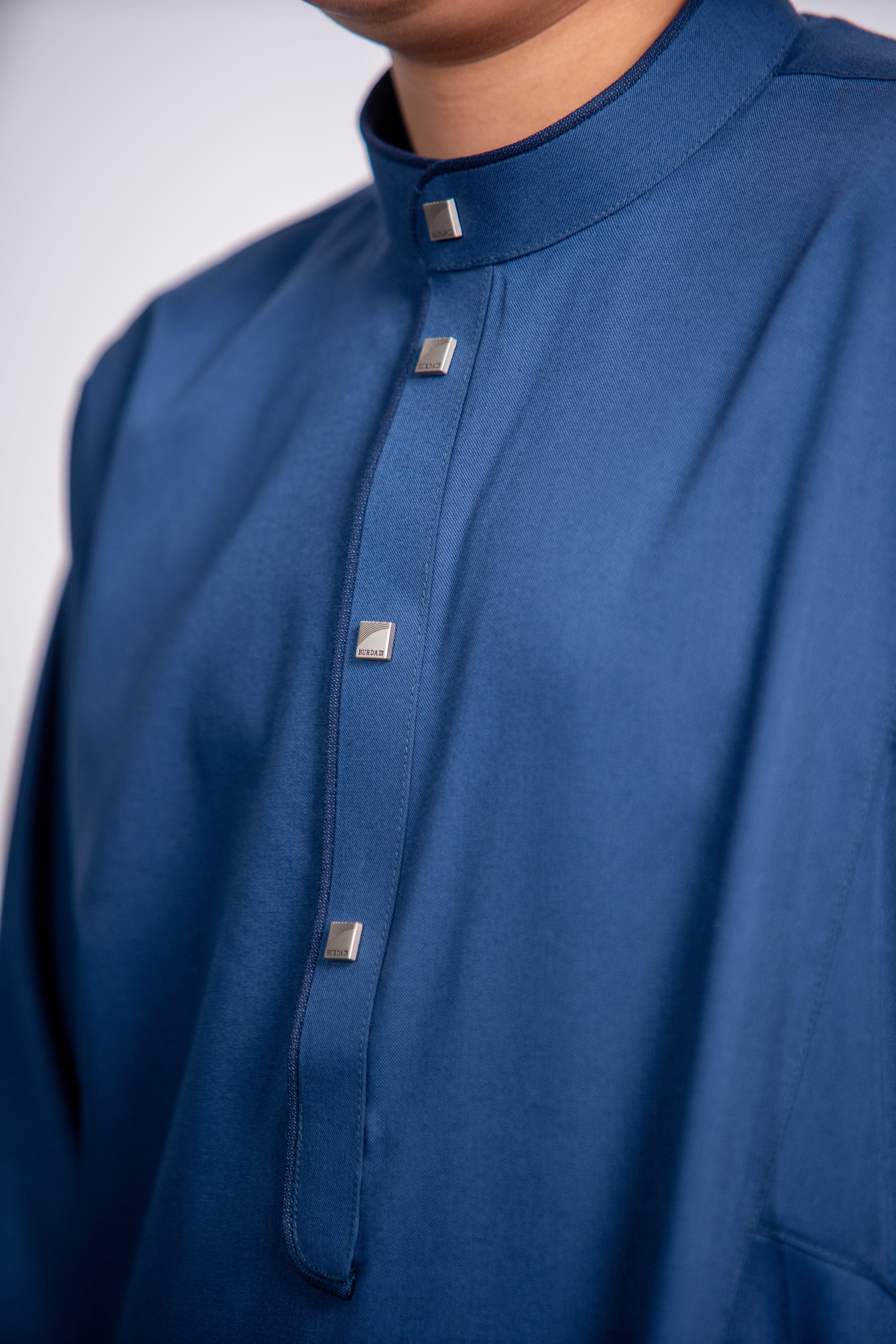 Burdaclothing Kids Thobe 203 Blue (Father & Son)