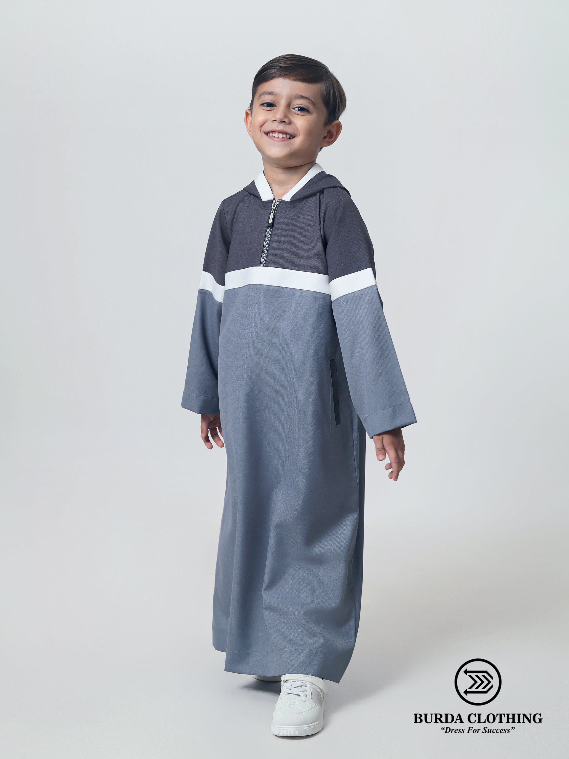Kids Thobe 317 Gray by Burdaclothing