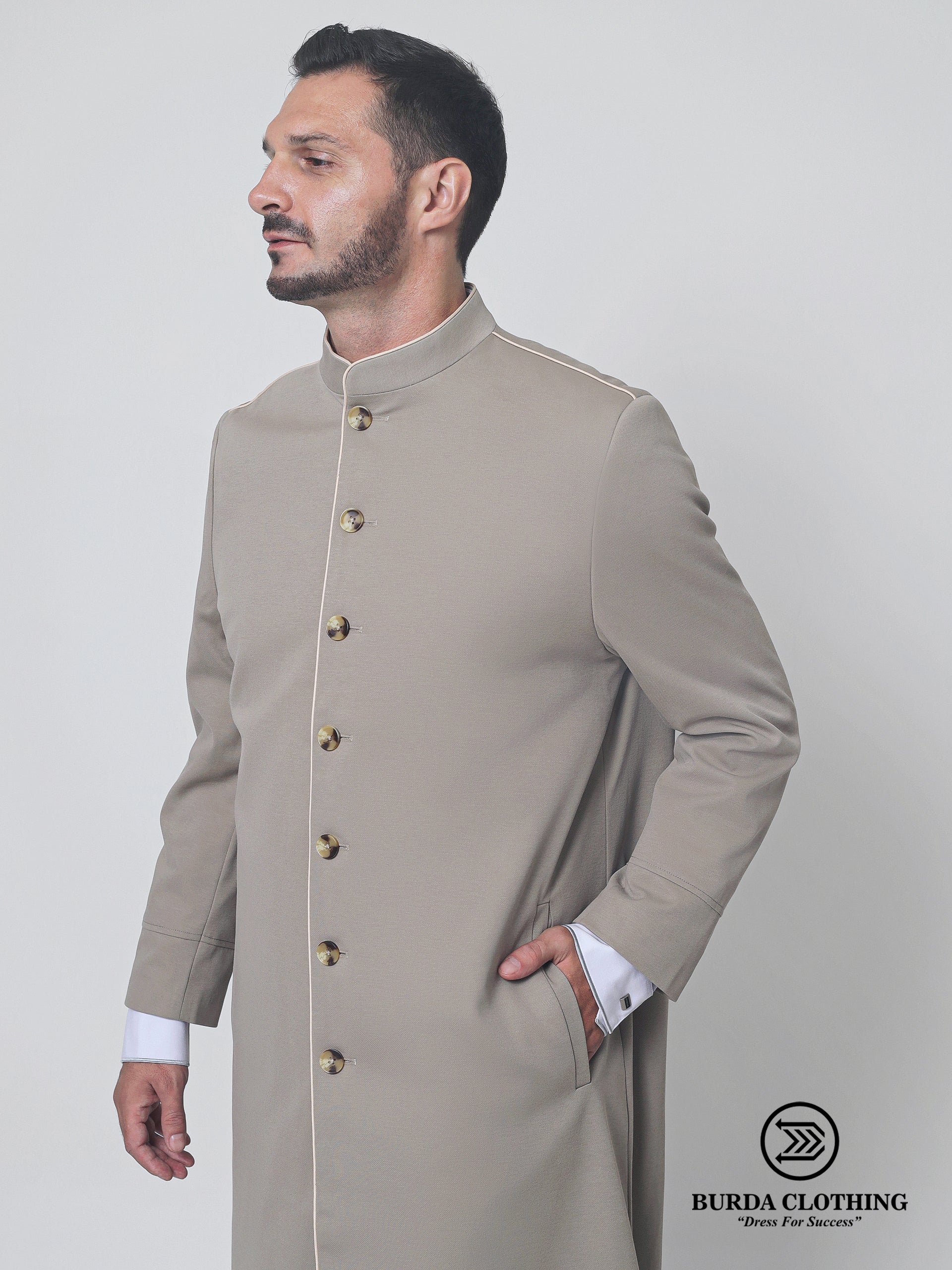 Light Brown Overcoat by Burdaclothing