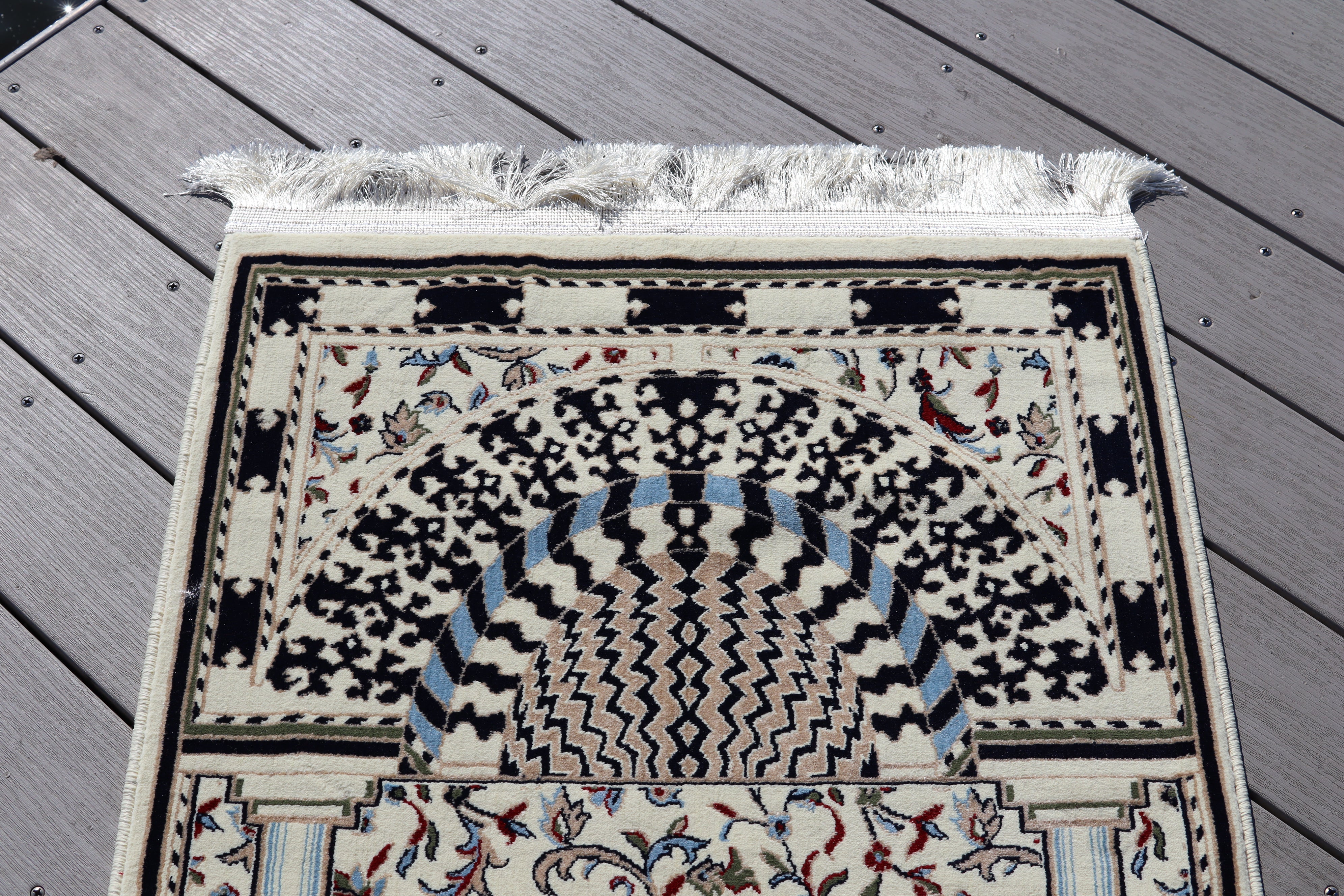 Medina 3D Carpet 1122-Cream by Burdaclothing