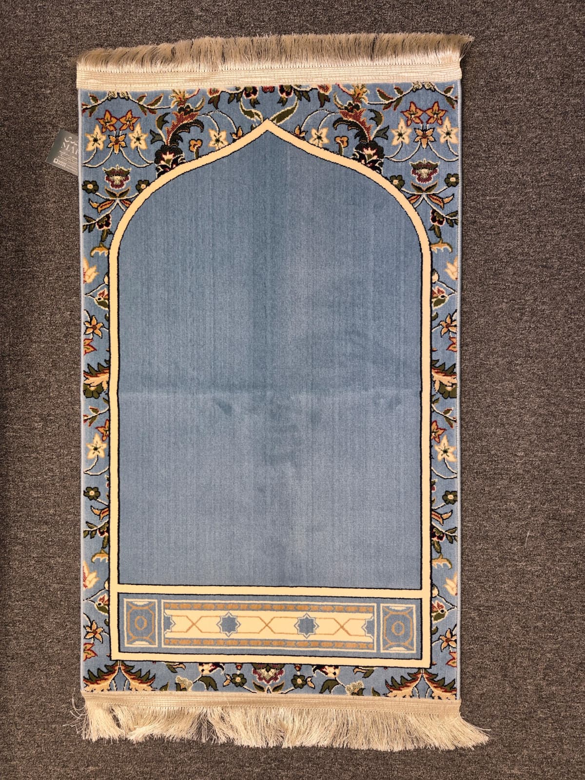 Medina Prayer Rug / Carpet By MADA 1241-Blue by Burdaclothing