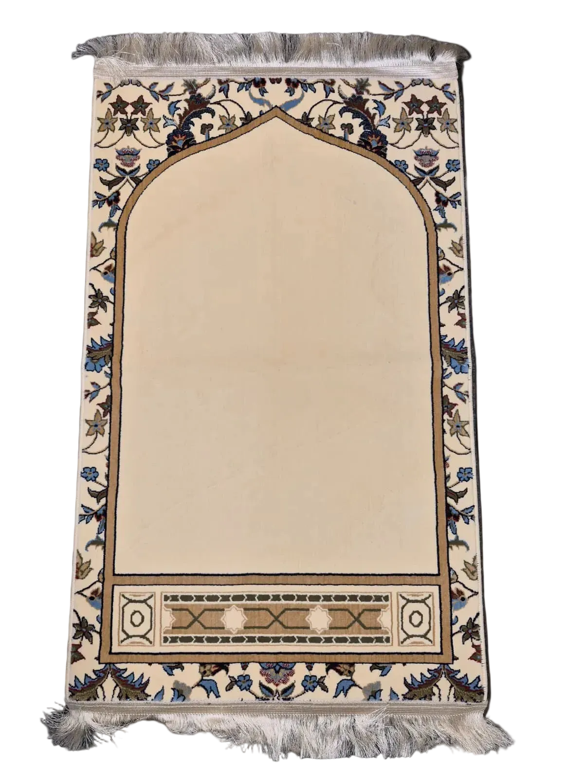 Medina Prayer Rug / Carpet By MADA 1241-Cream by Burdaclothing