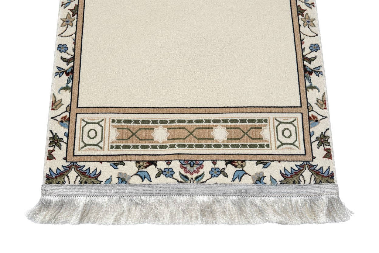 Medina Prayer Rug / Carpet By MADA 1241-Cream by Burdaclothing