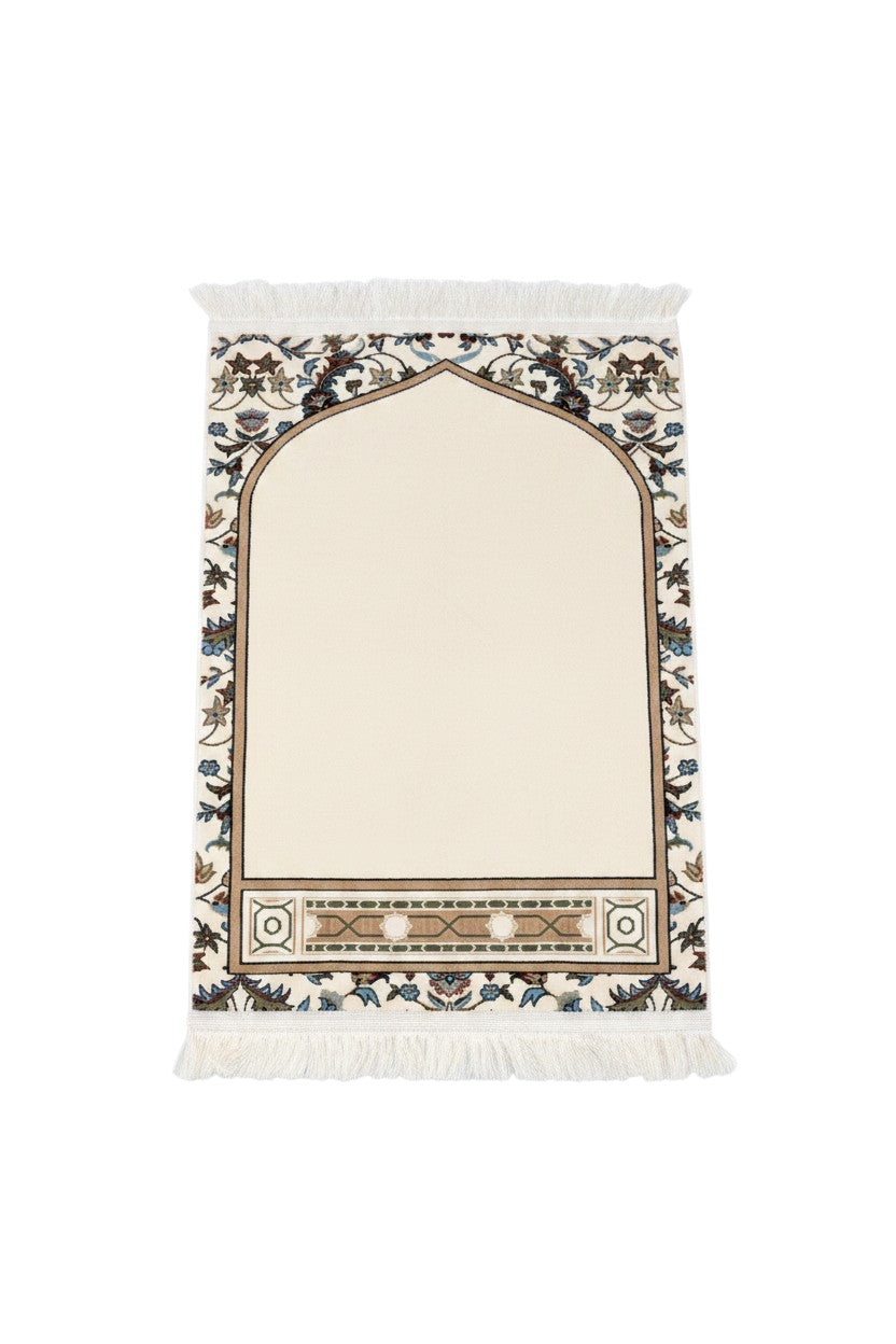 Medina Prayer Rug / Carpet By MADA 1241-Cream by Burdaclothing