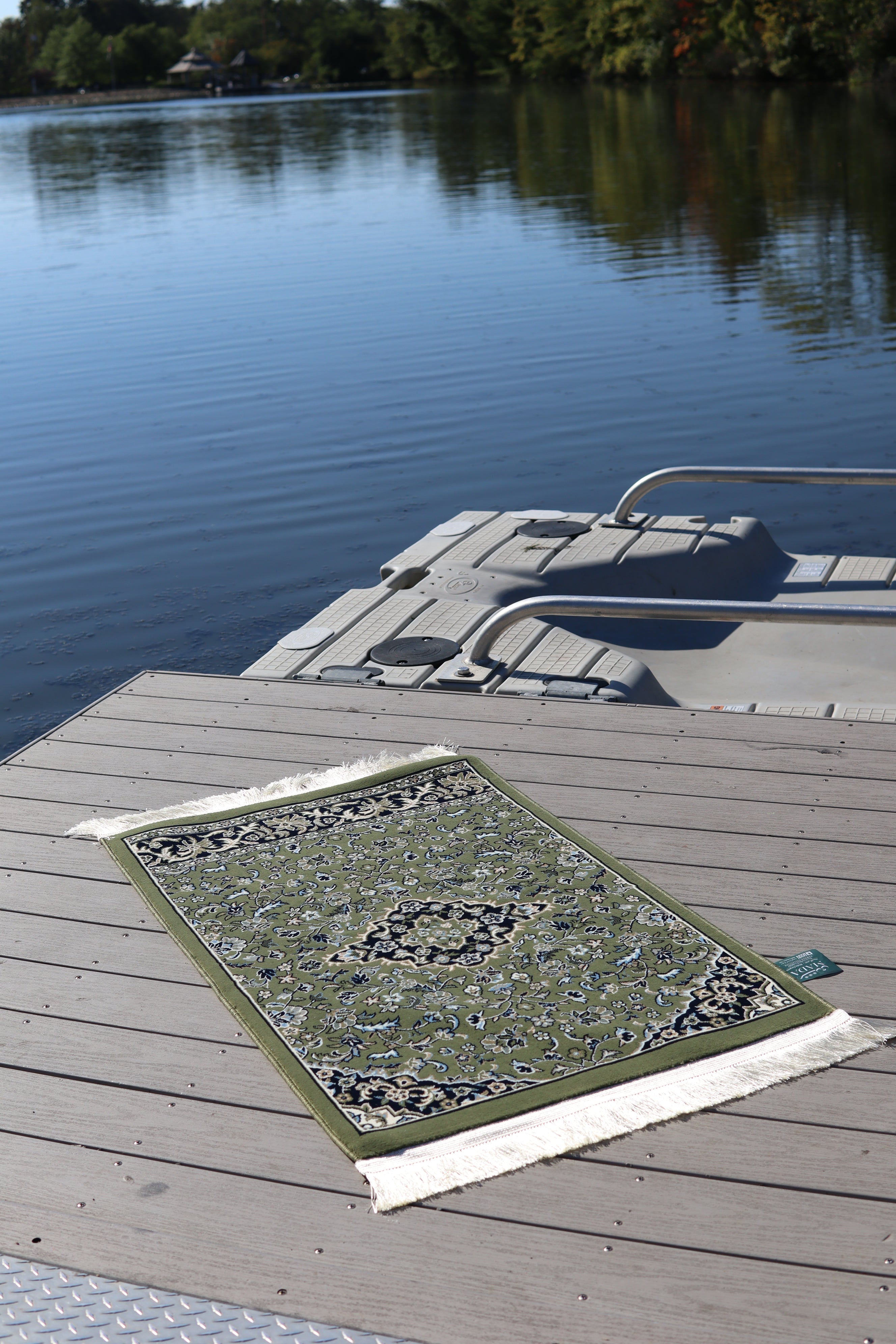 Medina Quba Carpet 2312-Green by Burdaclothing